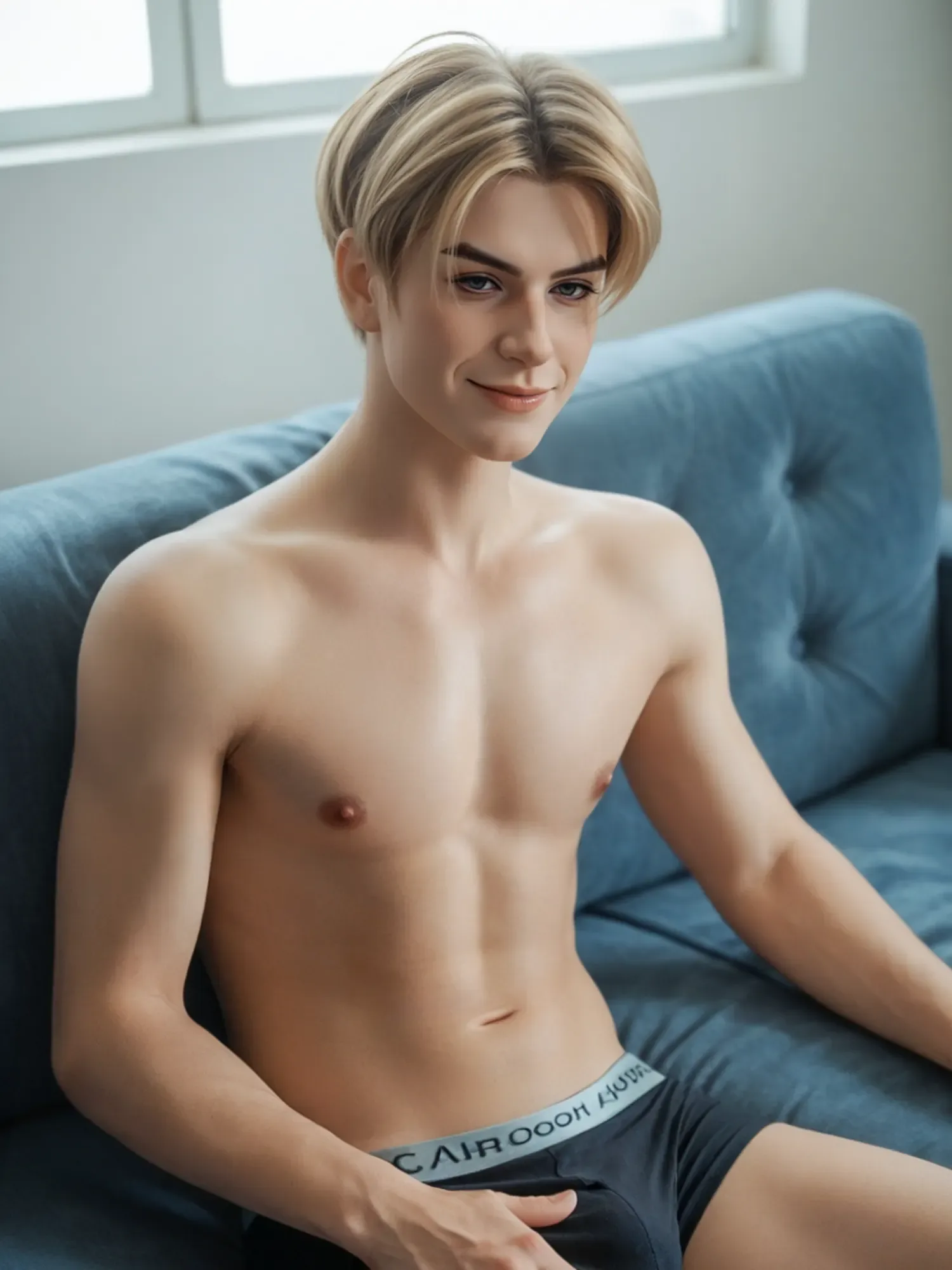 F5976—160cm\/5ft2-45.5kg Realistic Silicone Male Sex Doll with Customizable Auto Thrusting 7.1in Detachable Cock - SY Doll view 5