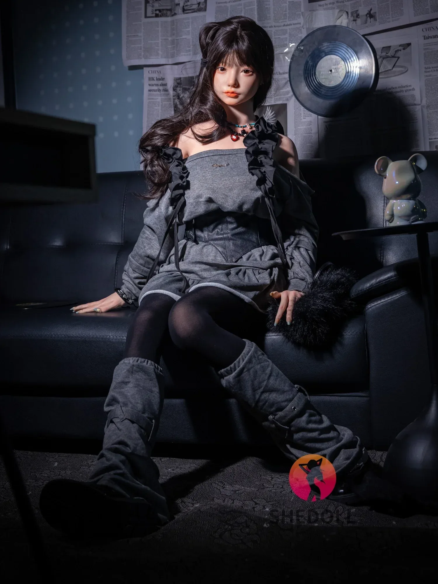 F6167—168cm\/5ft5-47kg D Cup Realistic Asian Sex Doll with ROS Head | SHEDOLL view 9