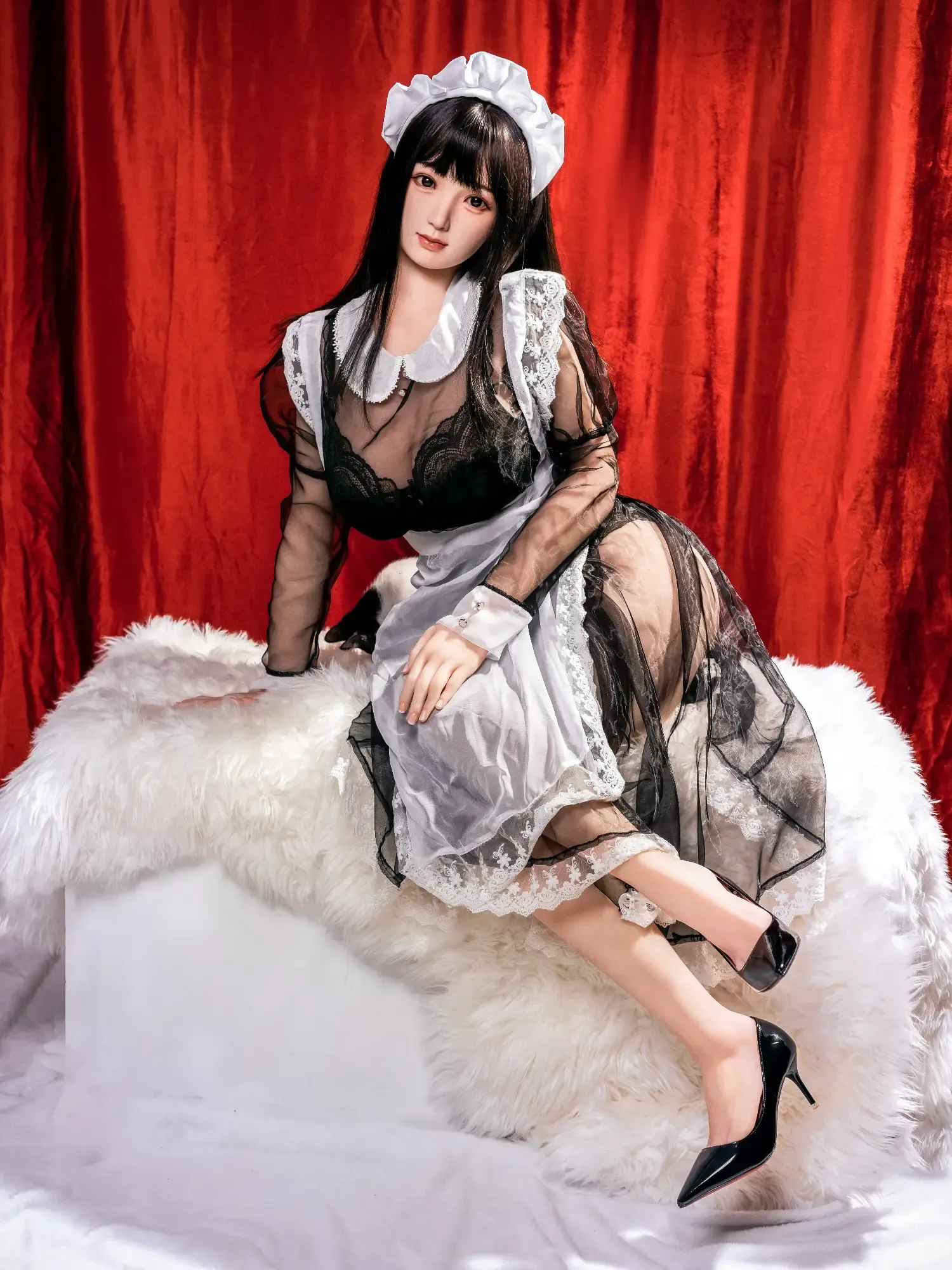 F4706-155Mcm(5.1ft)-40kg 2.0 G Cup Asian Robot Silicone Head Chinese Sex Doll|Bezlya Doll view 2