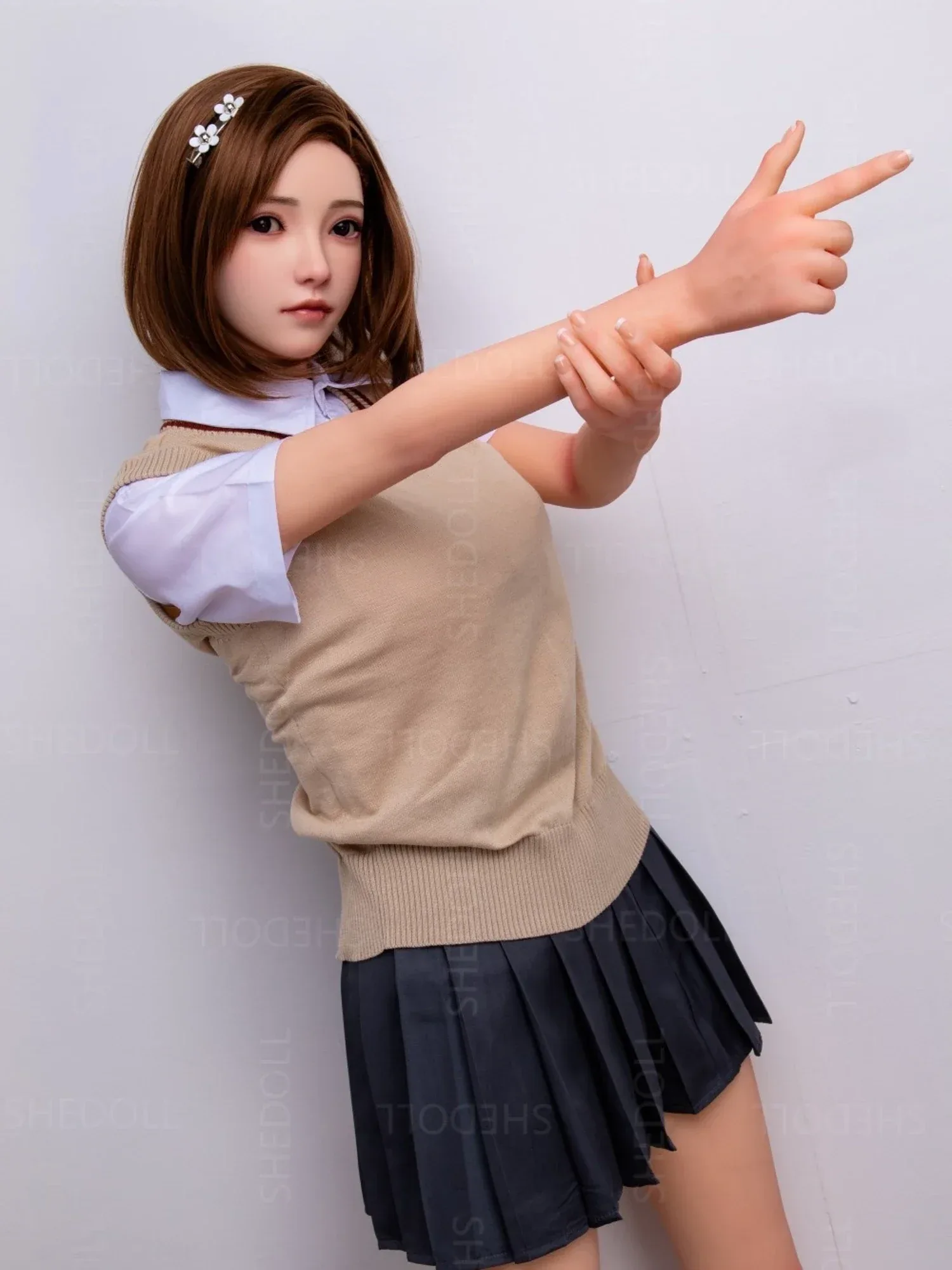 F5887—158cm\/5ft2-38kg C Cup Asian Silicone Head TPE Body Sex Doll | SHEDOLL view 6