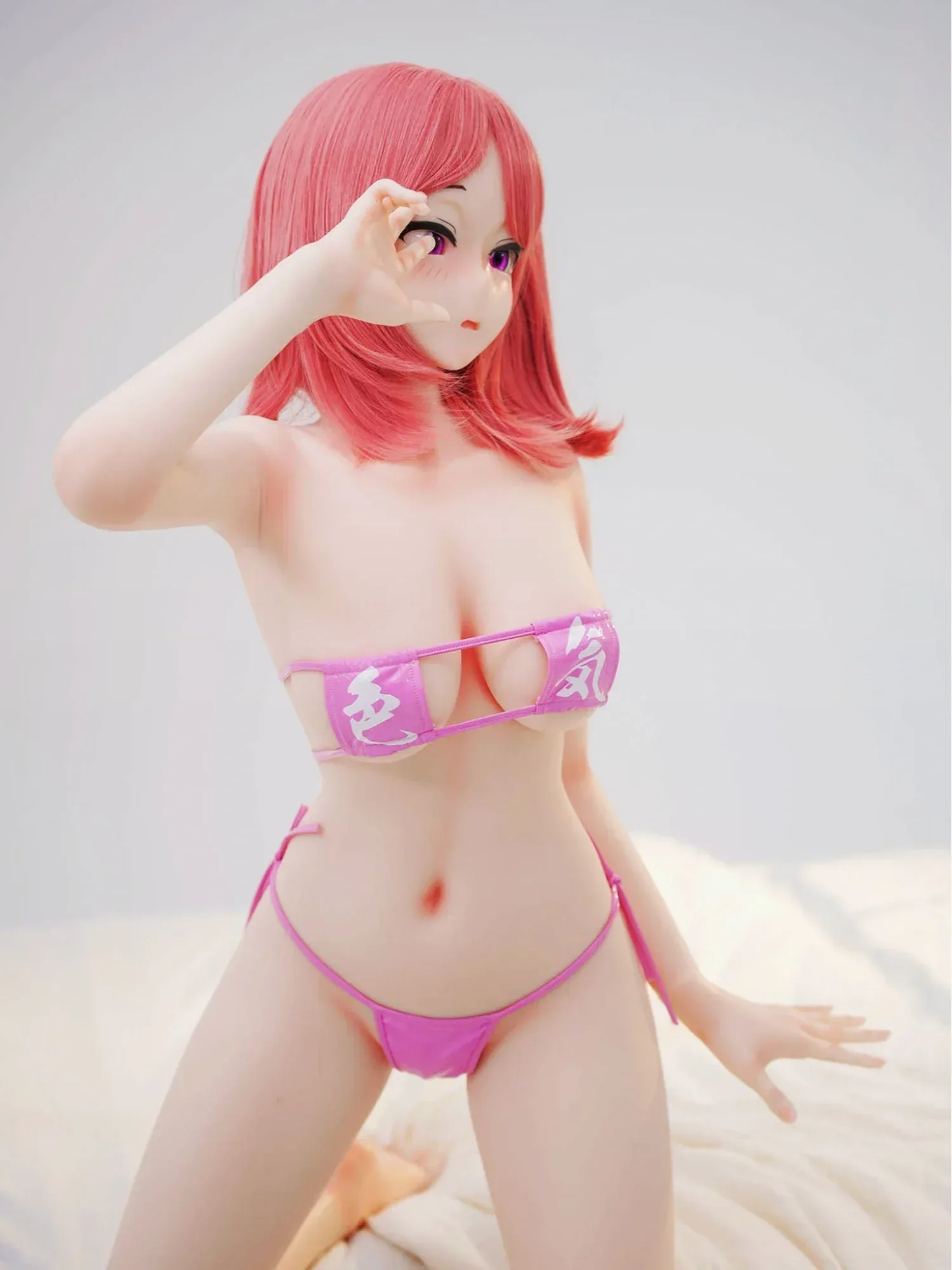 F4512-150cm(4ft9)-25kg Akane F Cup Silicone HHS Animes Mini Hentai Sex Doll | IROKEBIJIN Doll view 4