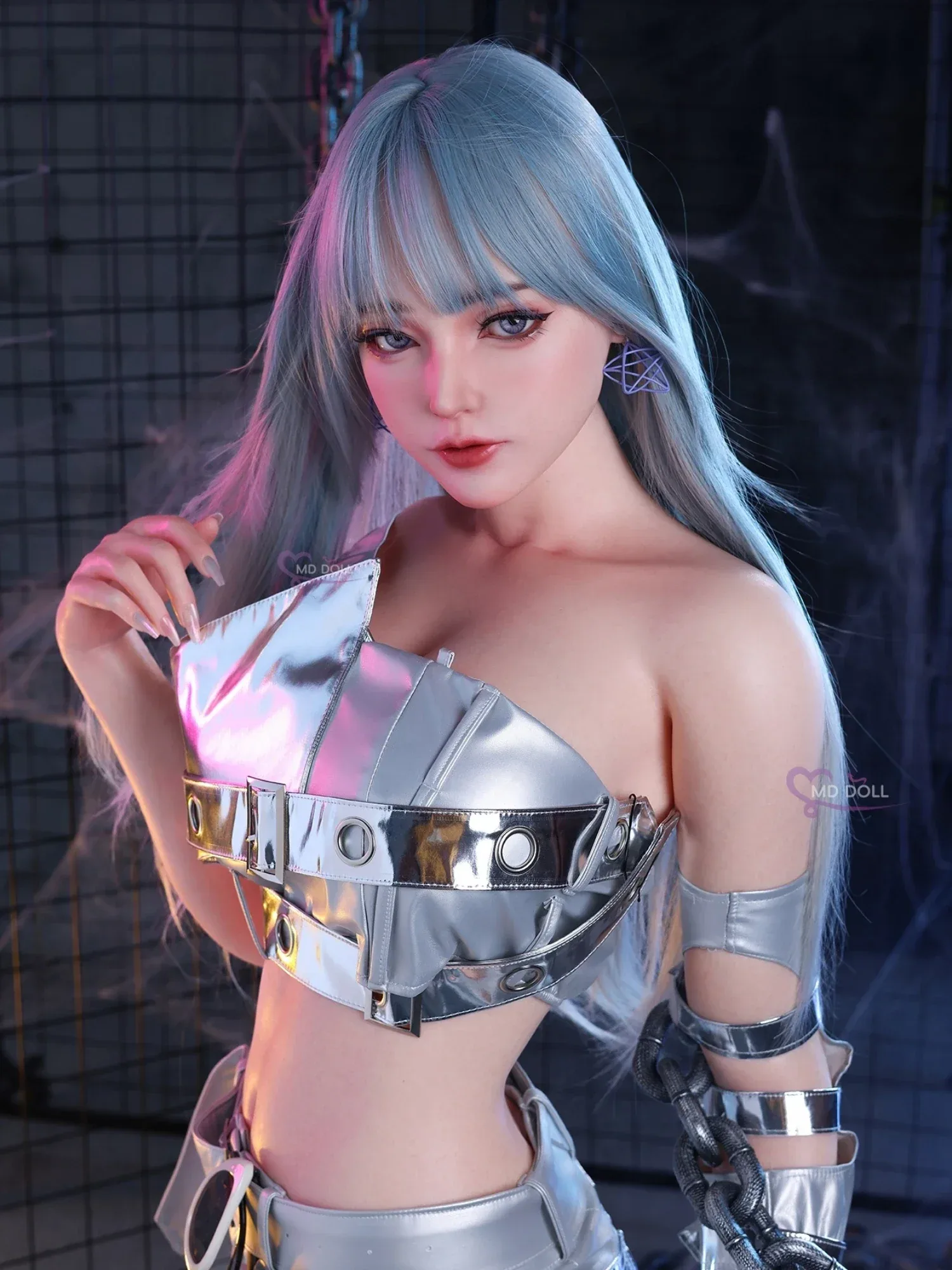 F6291-166cm\/5ft5-43kg F Cup Life size Silicone Sex Doll Asian | MD Doll