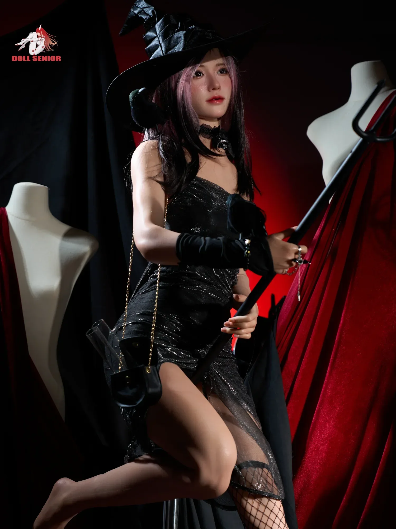F9180- 165cm(5ft4)-35kg B Cup Silicone Halloween Flat Chest Sex Doll Vigina丨Doll senior view 4