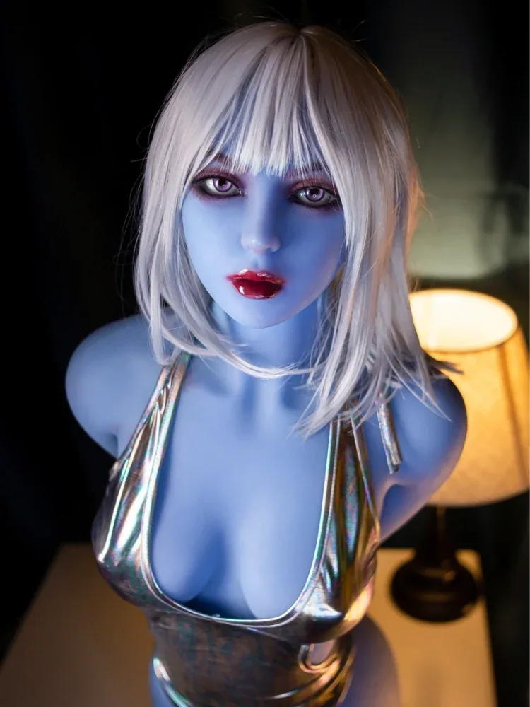 F1420-158cm(5f2)-31.25kg C Cup Medium Breast Alien Blue TPE Alien Sex Dolls |Aibei Doll view 3