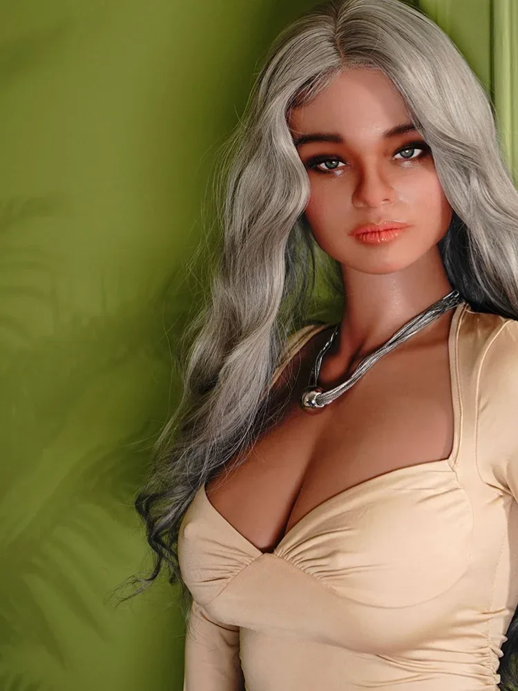 F5152-163cm D Cup Grey Hair Beauty ROS Silicone Robotic Sex Doll Online| Galatea doll view 9