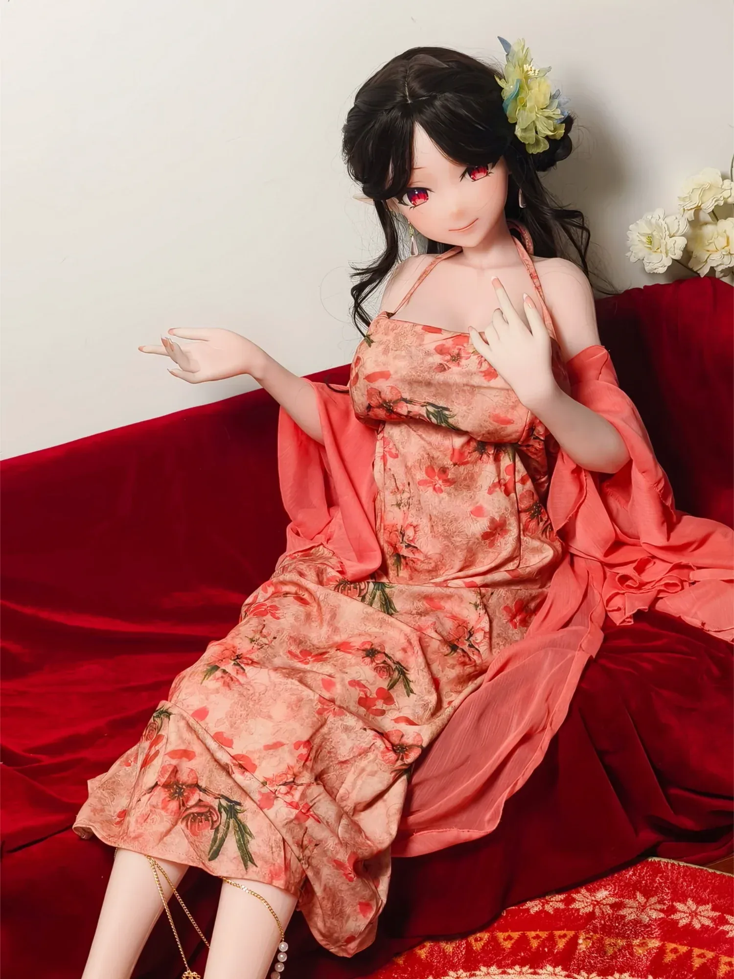 F9272-150cm\/5ft-27.5kg Silicone Head Anime female sex dolls | Elsa Babe