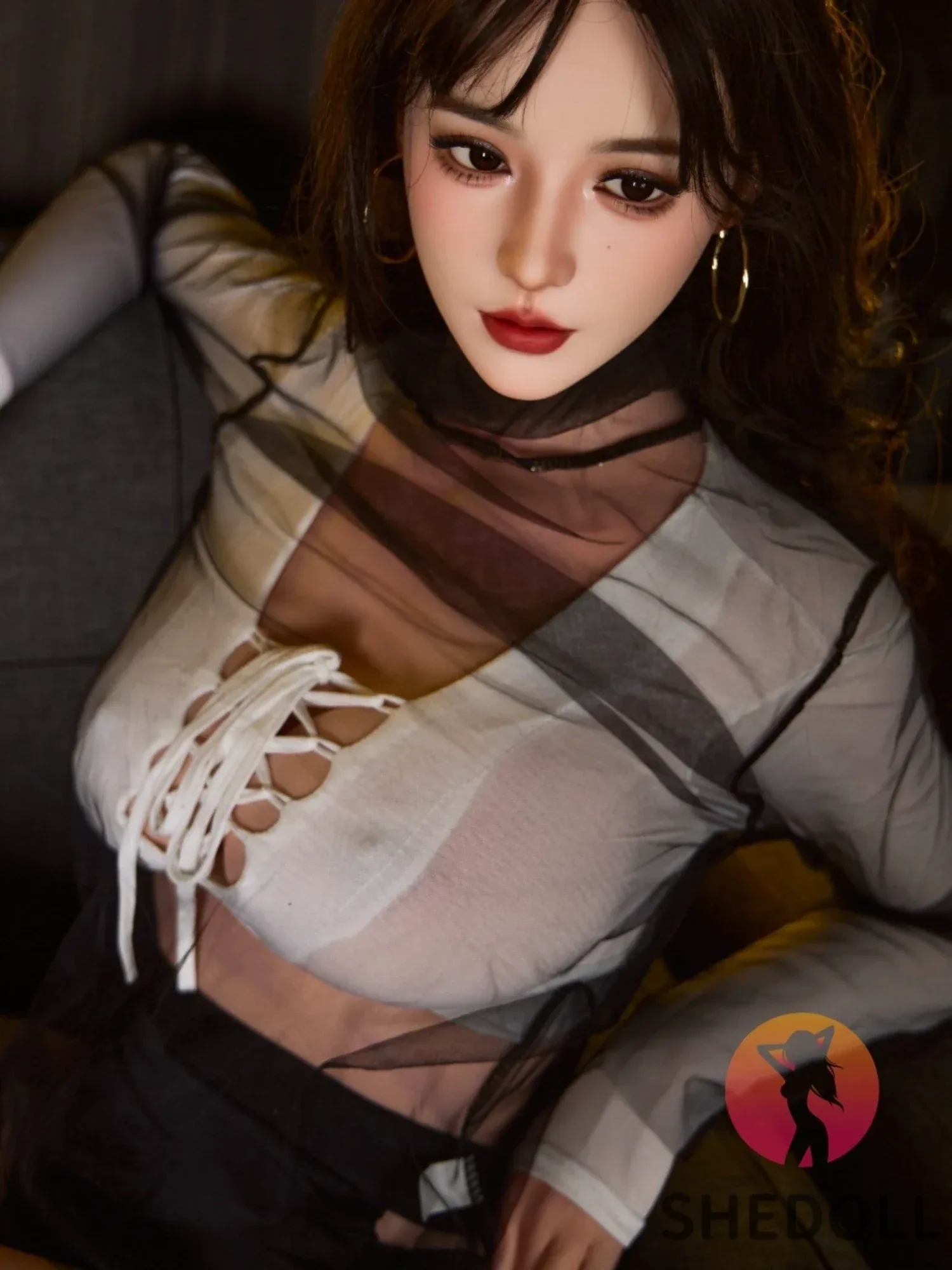 F6050—165cm\/5ft4-56kg E Cup Asian ROS Silicone Sex Doll | SHEDOLL view 3