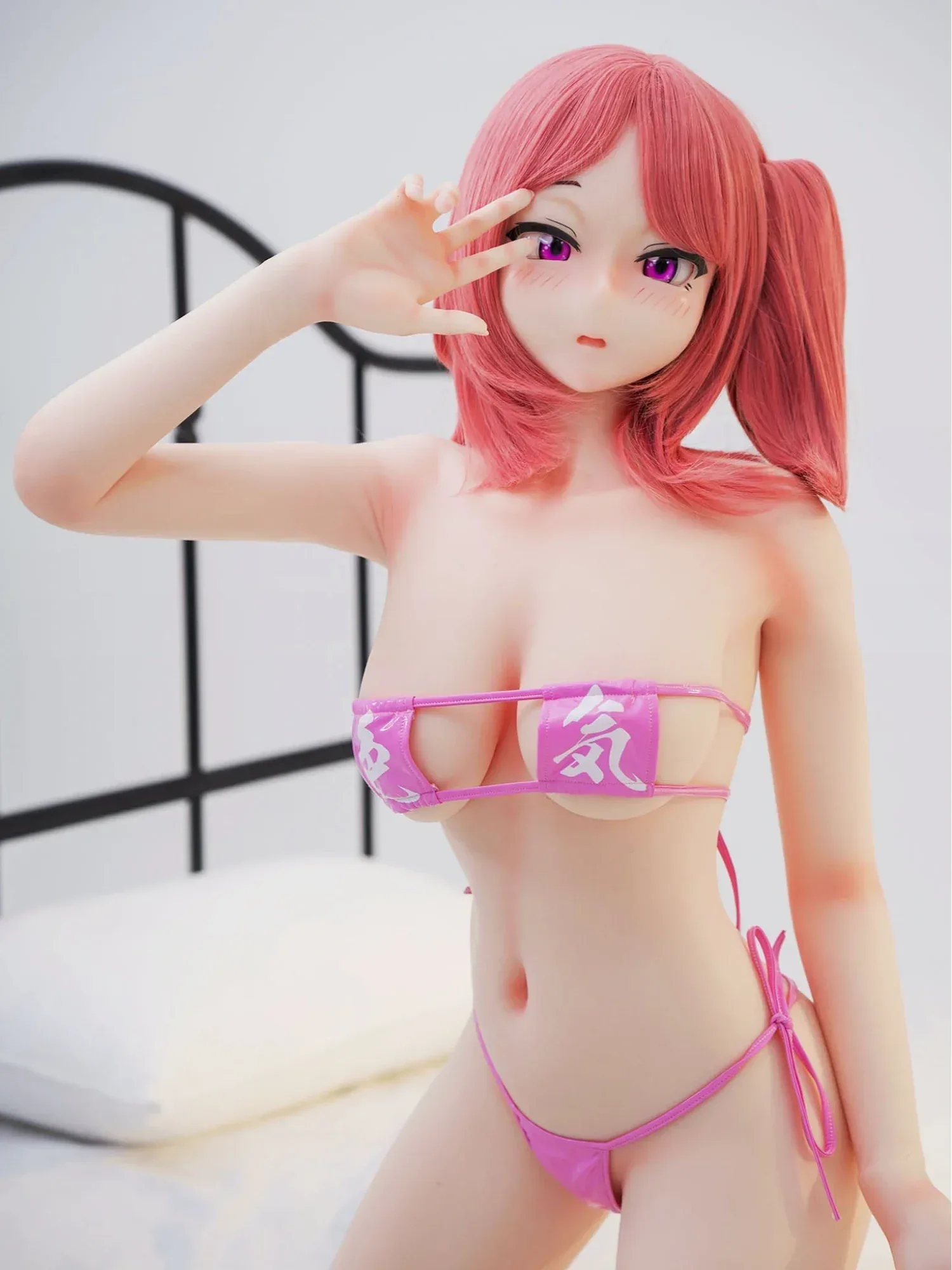 F4512-150cm(4ft9)-25kg Akane F Cup Silicone HHS Animes Mini Hentai Sex Doll | IROKEBIJIN Doll view 2