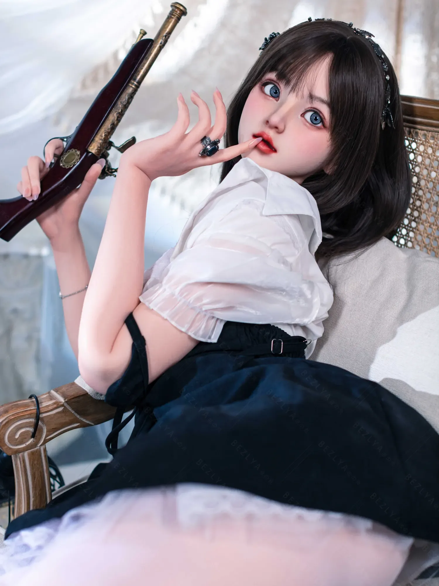 F4794-155Rcm(5.1ft)-32.5kg 2.1 A Cup Asian Real Silicone Chinese Sex Doll|Bezlya Doll view 8