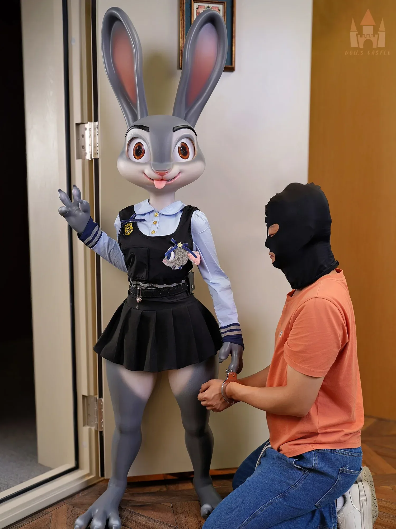 F5707-168cm\/5ft6-40kg A Cup Rabbit Police Officer Anime Flat Chest Best Animal Furry Character Sex Doll｜Doll Castle view 10
