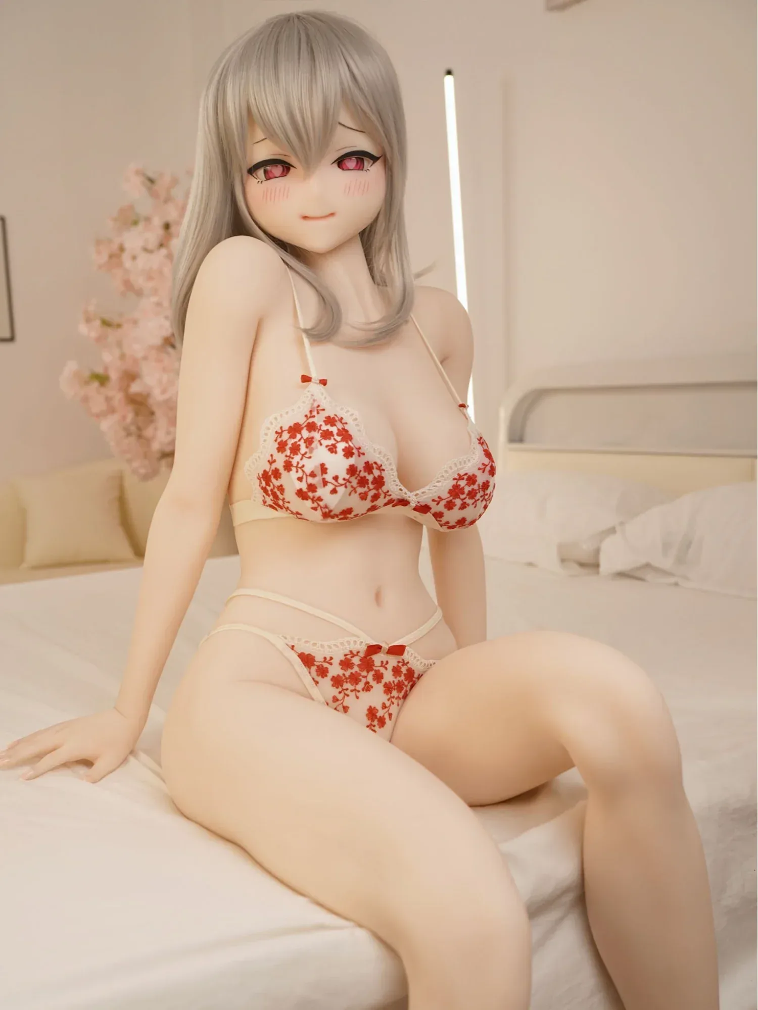 F5906-152cm(4ft12)-32kg Rio A C Cup S-TPE Gel filled Breasts Anime Hentai Sex Doll | IROKEBIJIN Doll view 1