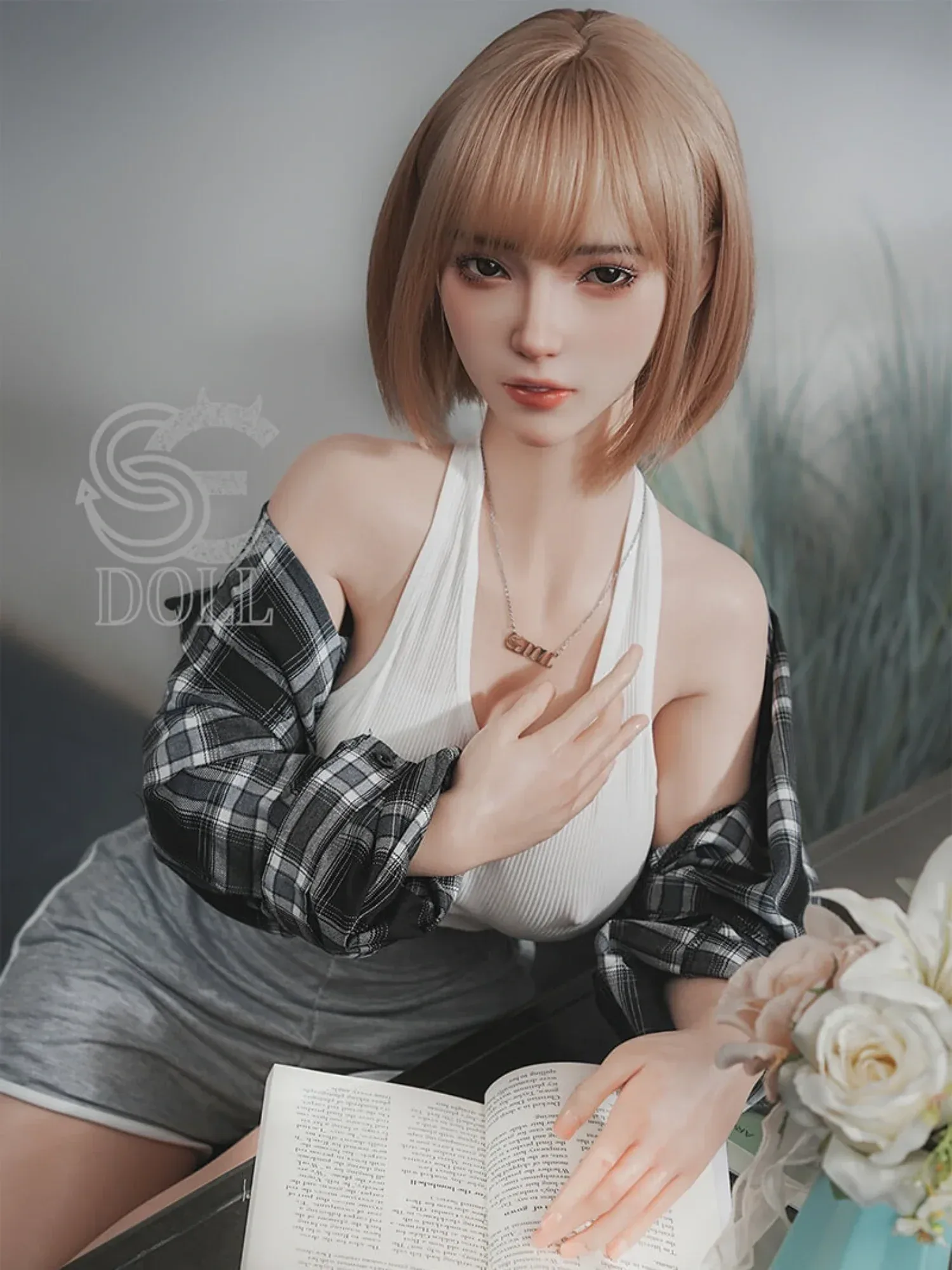 F4528-161cm(5.3ft)-34kg Bridget.A E Cup Large Breast Skinny Asian Medium butt Real Silicone Love Doll|SE Doll view 2