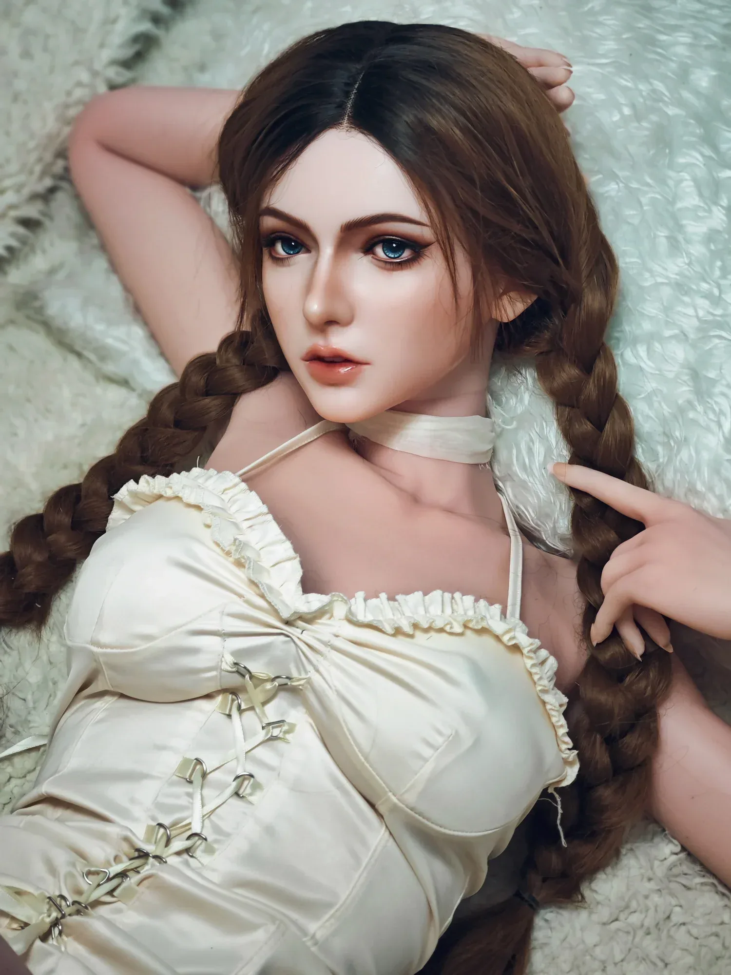 F3803-160cm\/5ft2 Kat Baccarin Silicone Anime Sex Doll | Elsa Babe view 10