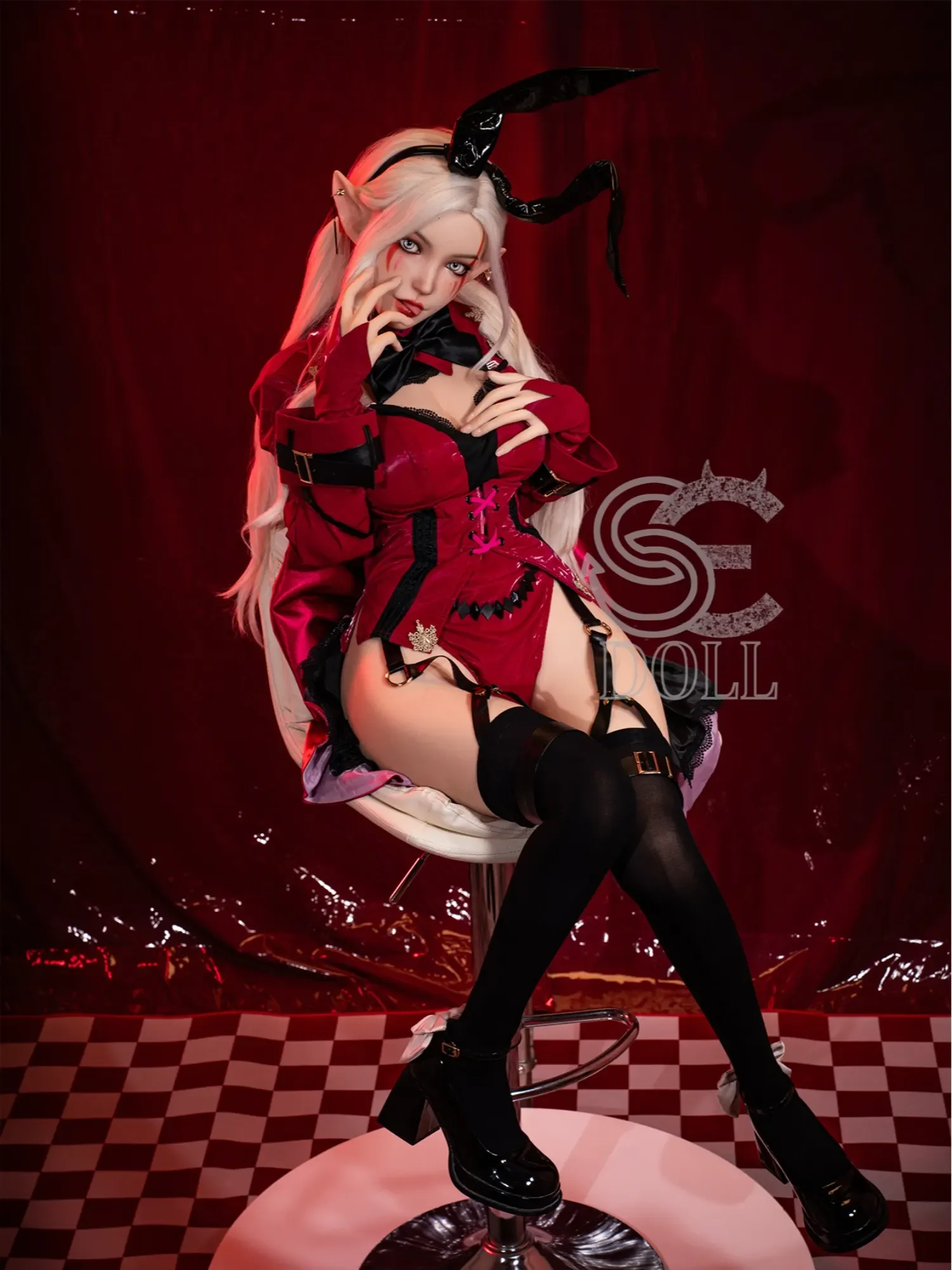 F5686-155cm(5ft1)-23kg Aryana.A E Cup Silicone Anime Big Breasted AI Alien Sex Doll | SE Doll view 4