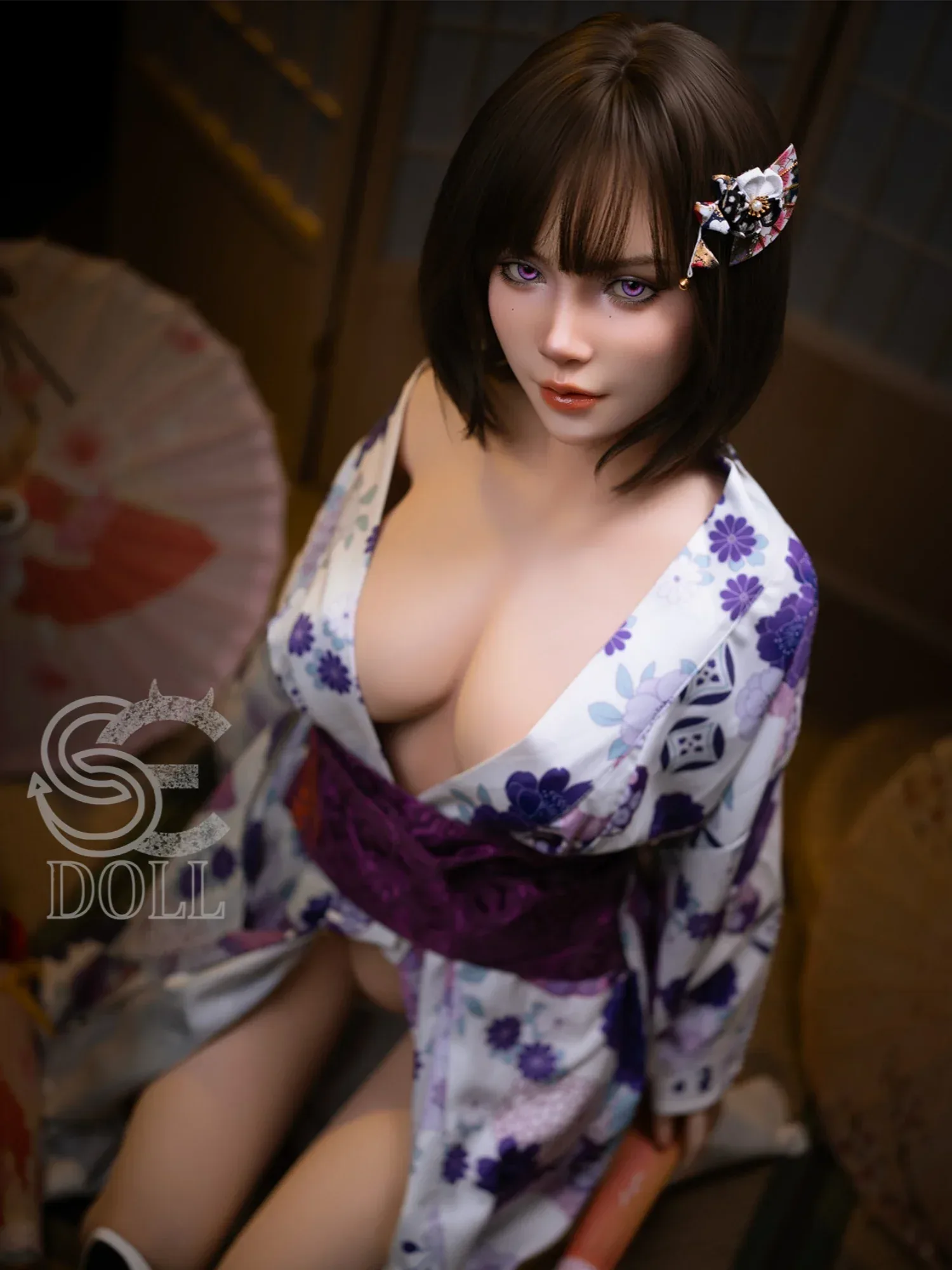F5701-155cm(5ft1)-23kg Kemeny.E D Cup Silicone Japanese Sex Doll | SE Doll view 8
