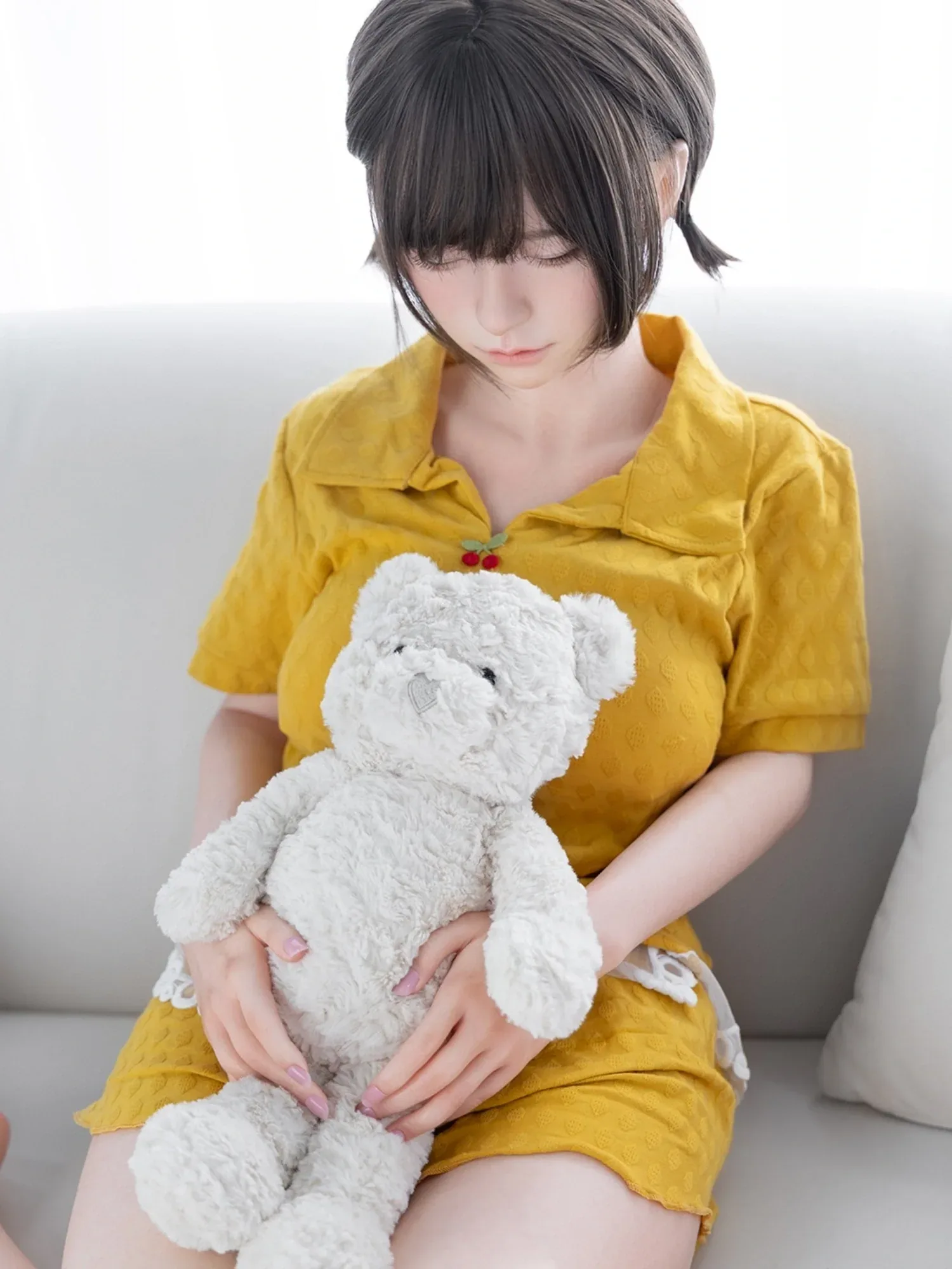 F6251—153cm\/5ft4-28kg B Cup Silicone Closed Eye Asian Sex Doll | Firefly Diary MAX view 6
