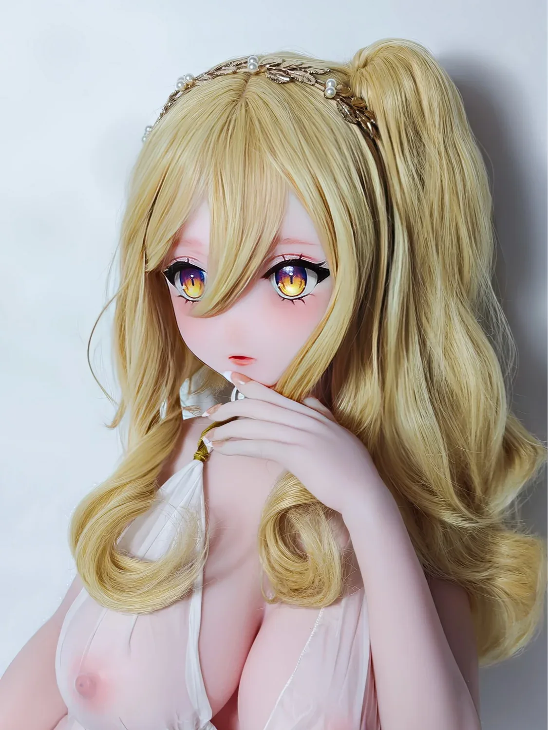 F7641-150cm\/5ft-27.5kg Anime Hentai Silicone Full Size Sex Doll | Elsa Babe