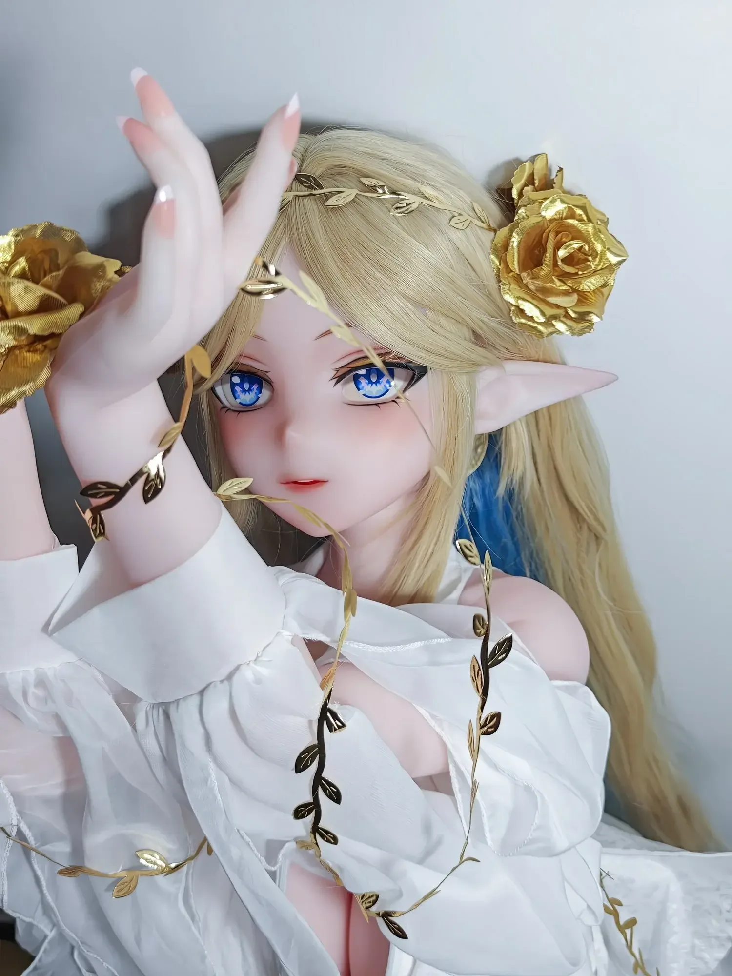 F9265-150cm\/5ft-27.5kg Silicone Head Anime life size sex dolls | Elsa Babe view 4