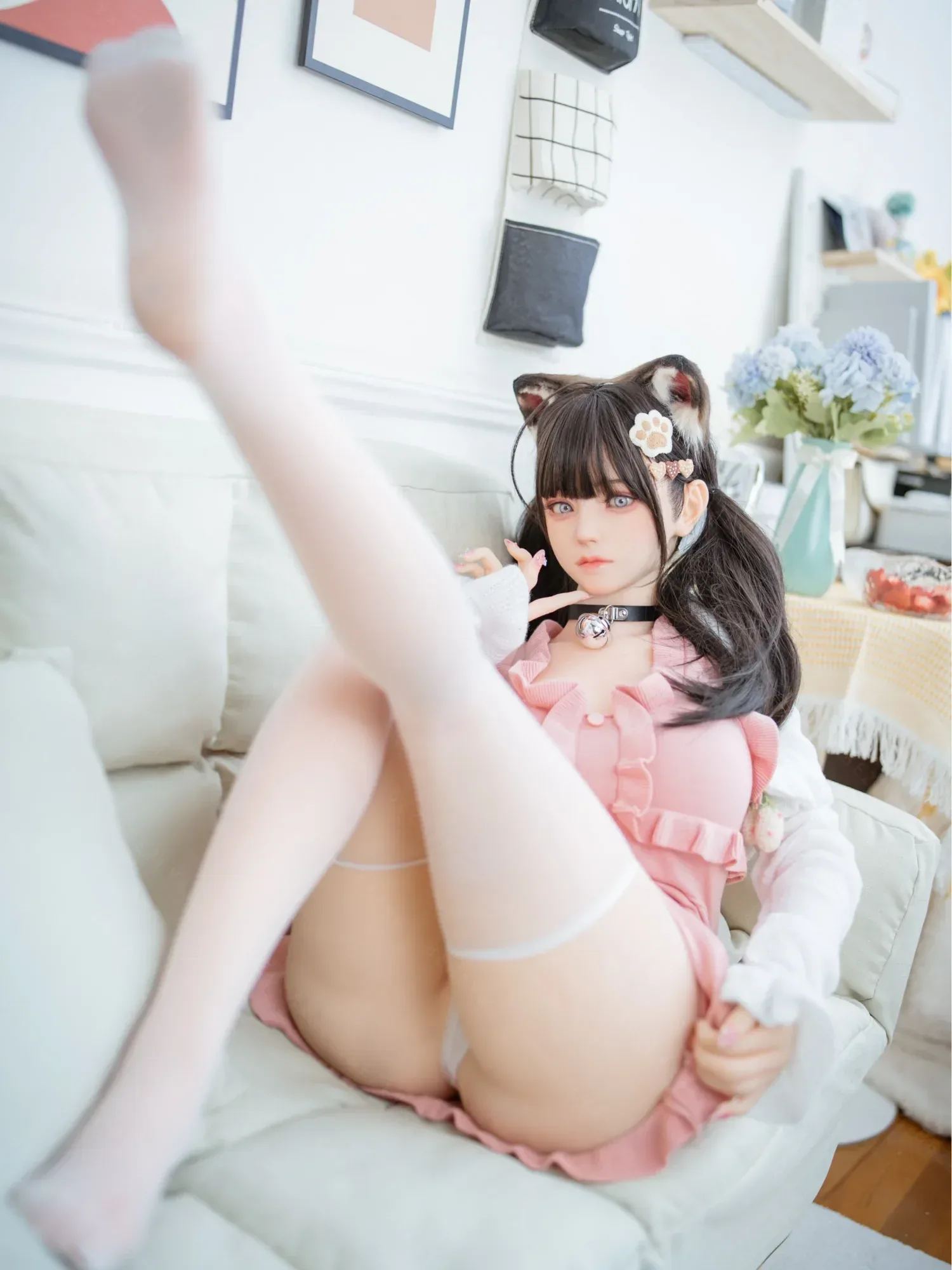 F4795-155Mcm(5.1ft)-40kg 2.0 G Cup Asian Robot Anime Silicone Head Cute Teen Sex Doll|Bezlya Doll view 5