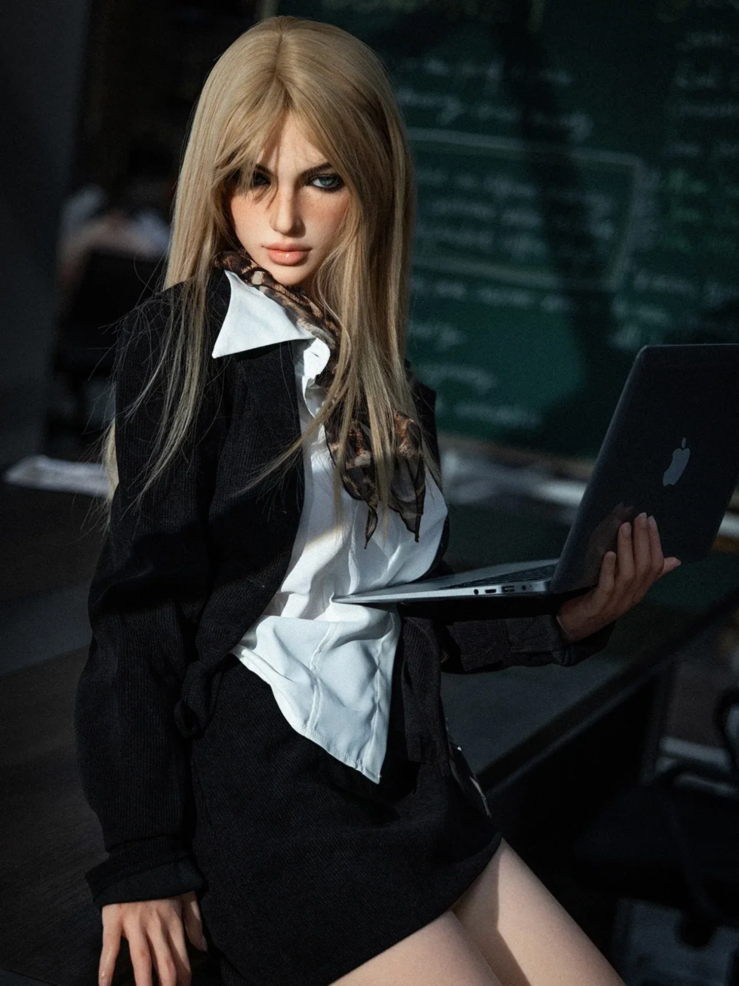 F6202—165cm\/5ft4-34kg D Cup Silicone Sex Doll with Blond Hair - Firefly Diary MAX view 11
