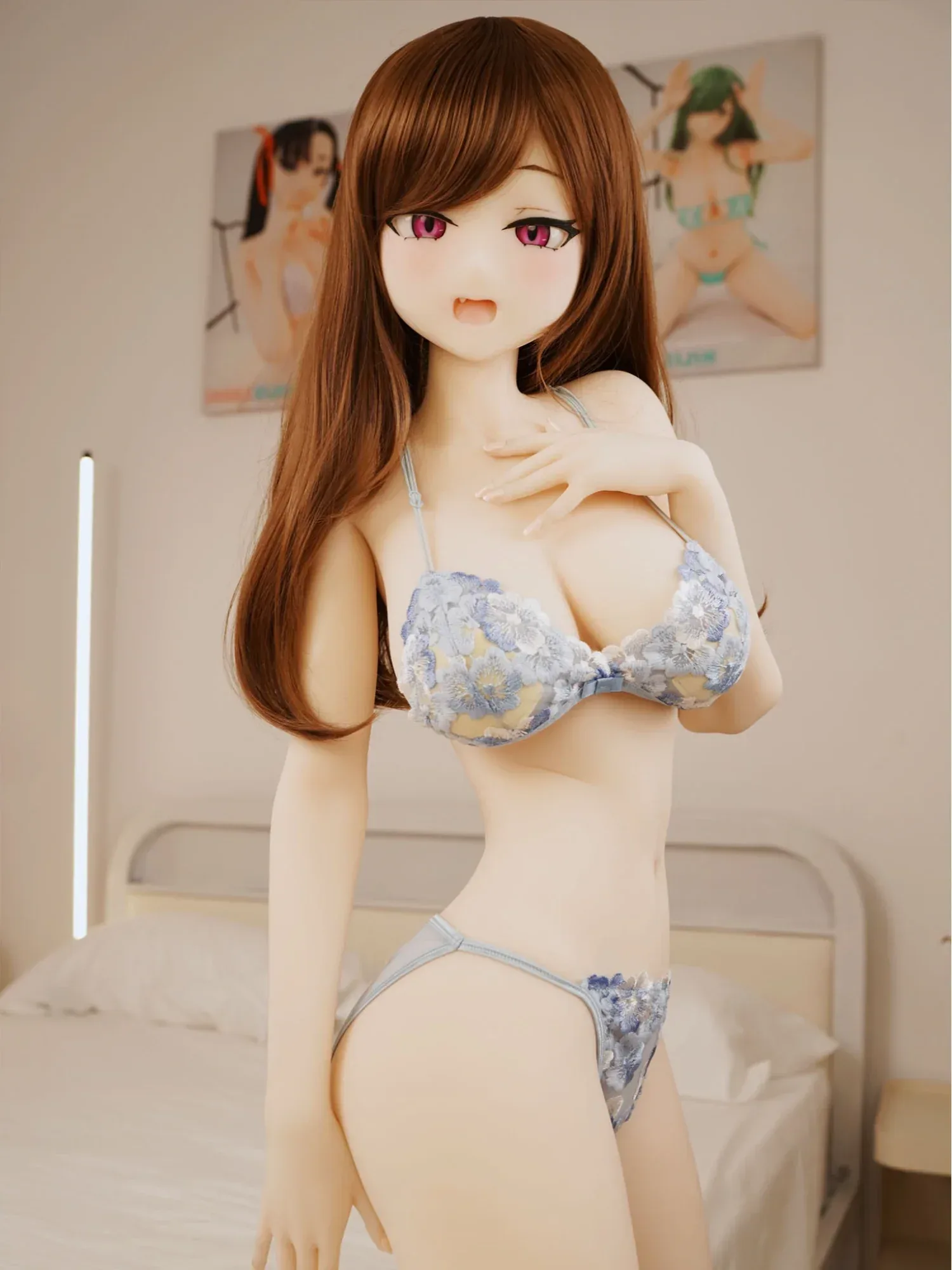 F5725-150cm(4ft9)-29kg Anna F Cup S-TPE Animes Gel filled Hentai Sex Doll | IROKEBIJIN Doll view 6