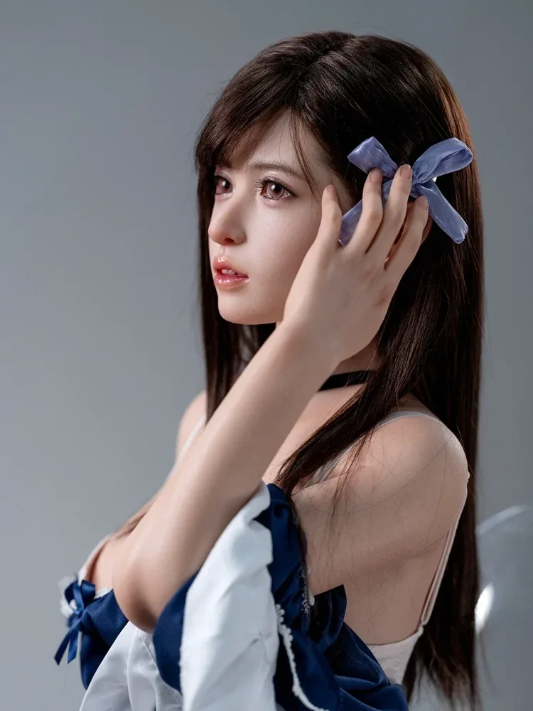 F744—157cm\/5ft2-34kg D Cup Silicone Asian Realistic Sex Doll with ROS Head | TOP-CYDOLL view 5