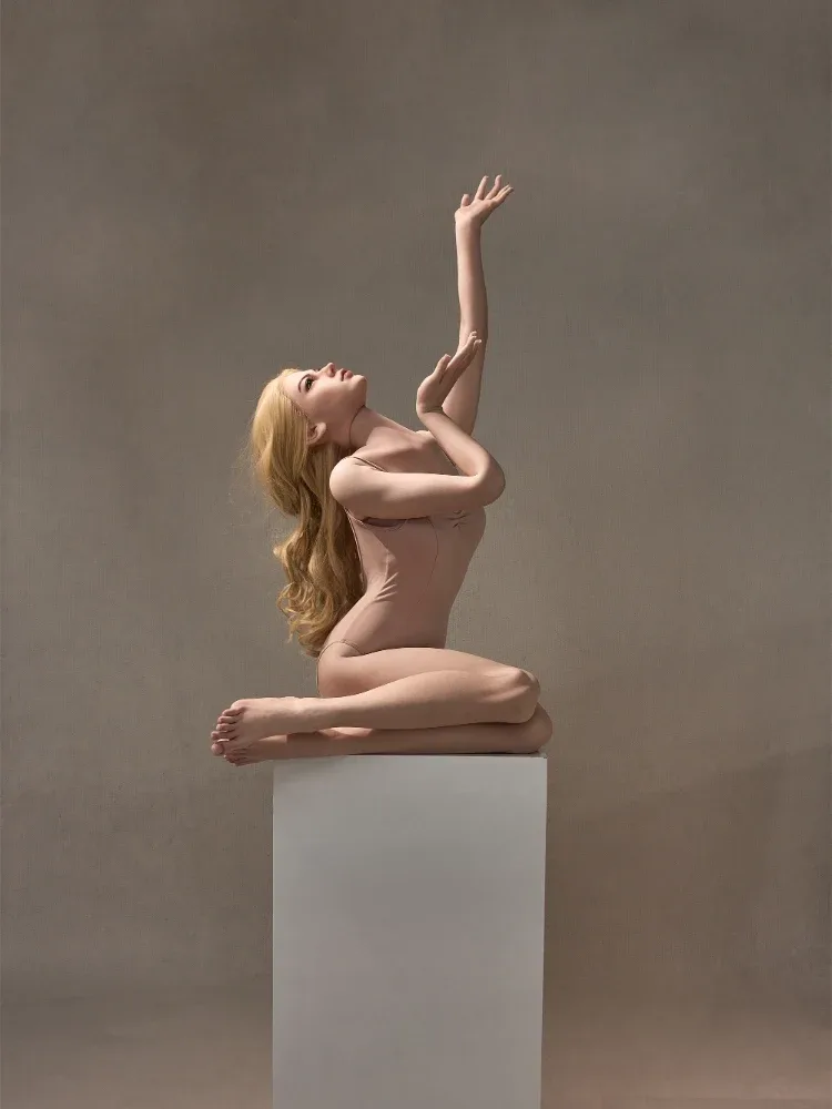 F7647-160cm\/5ft3 26kg C Cup Lubby Weight Loss Light Tan Silicone sex dolls realistic | Starpery Doll view 4