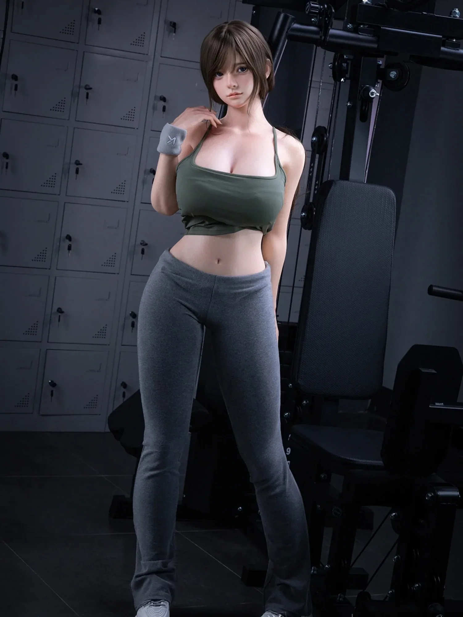F6156—160cm\/5ft3-31.2kg E Cup Silicone Asian Sex Doll  | Firefly Diary Max view 9