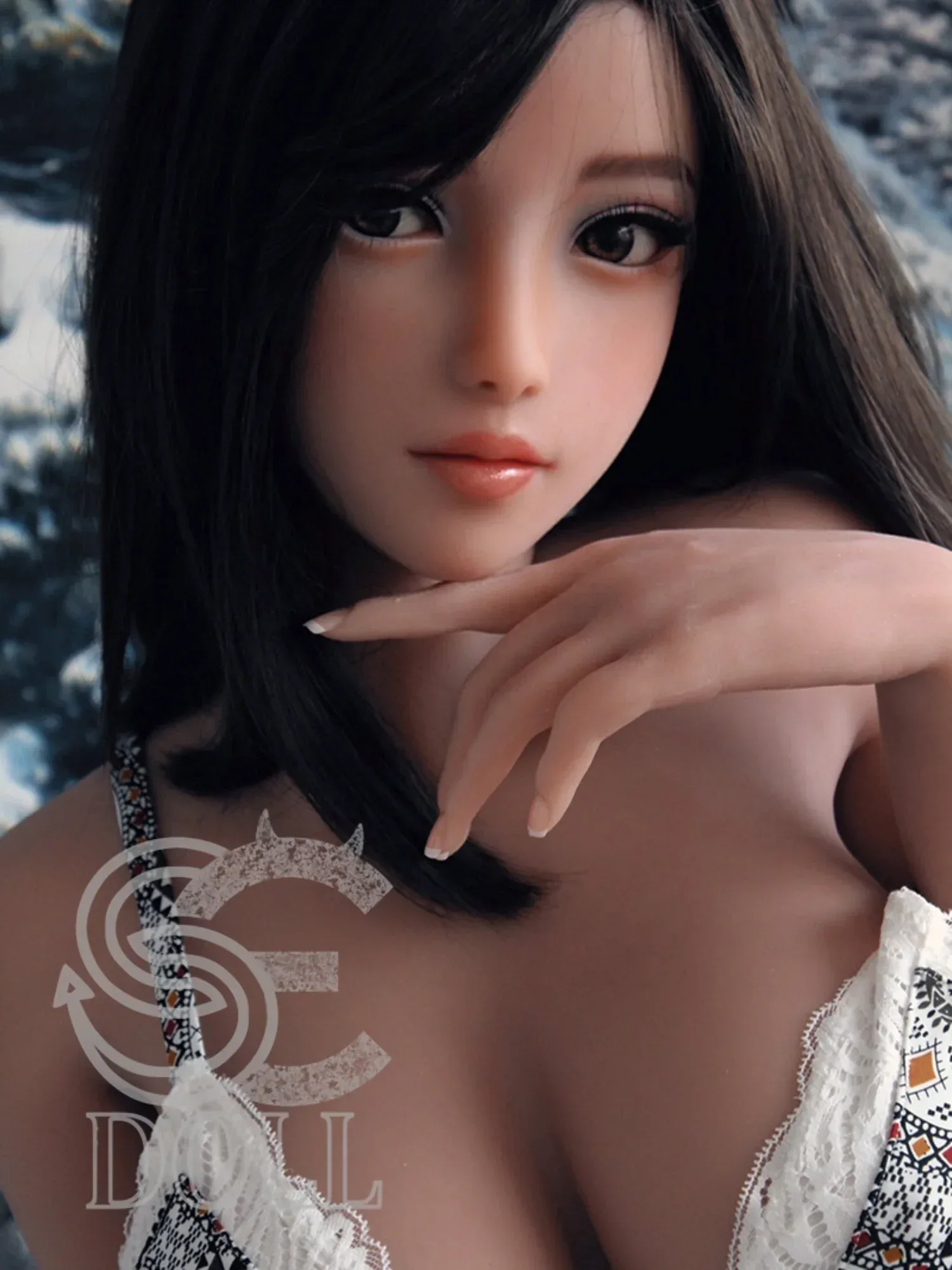 F3701K-161cm(5.3ft)-35kg Queena F Cup TPE Brunette Asian Girl Love Doll【IN STOCK US\/EU】|SE Doll view 4