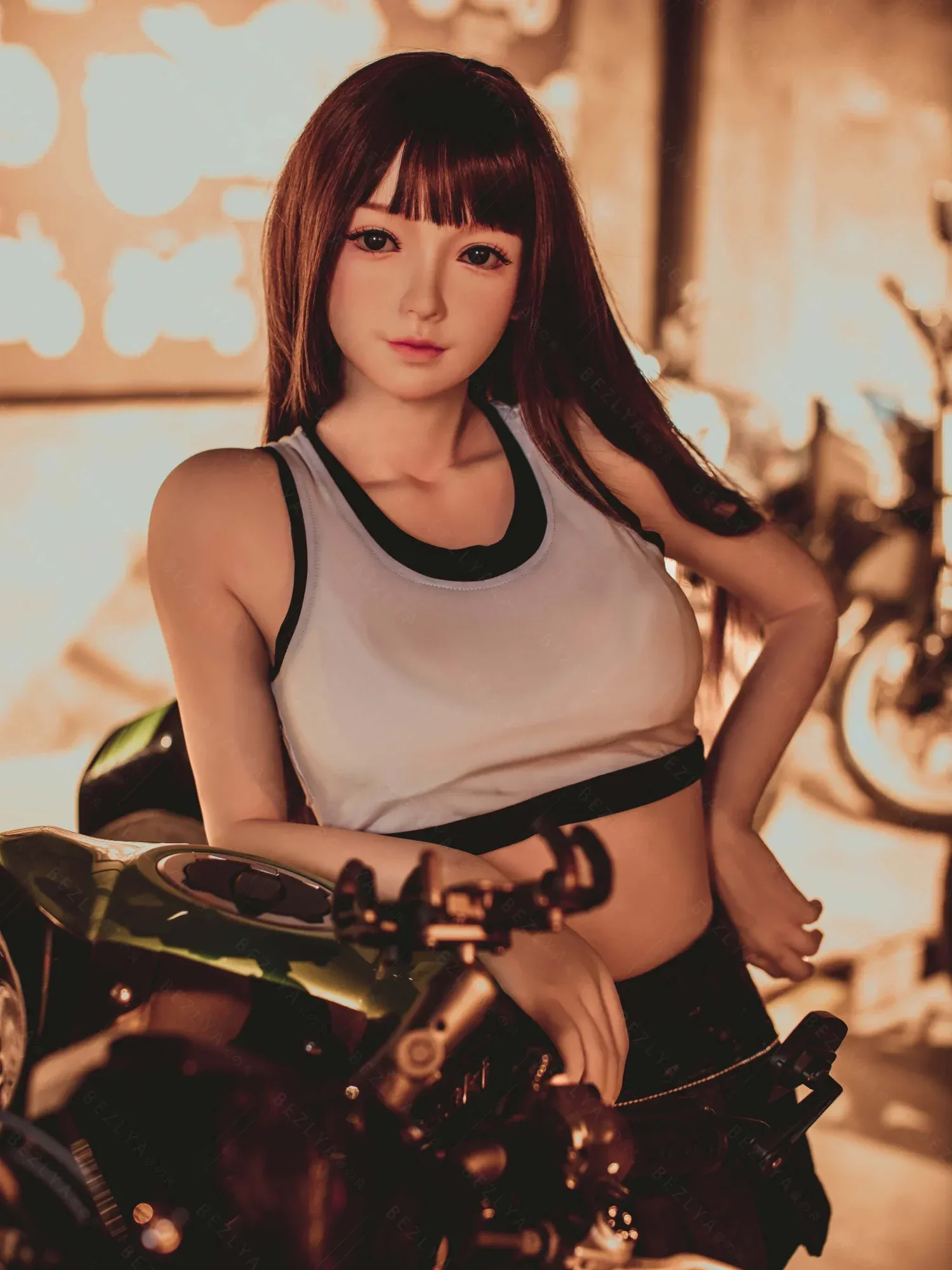 F4735-160cm(5.3ft)-34kg 2.1 B Cup Asian Real Silicone Chinese Sex Doll|Bezlya Doll view 1
