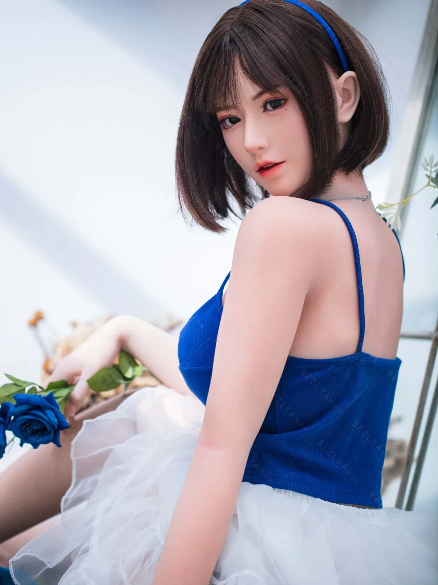 F4773-155Rcm(5.1ft)-37kg 2.0 A Cup Robot Silicone Head Adult Asian Chinese Sex Doll|Bezlya Doll view 11