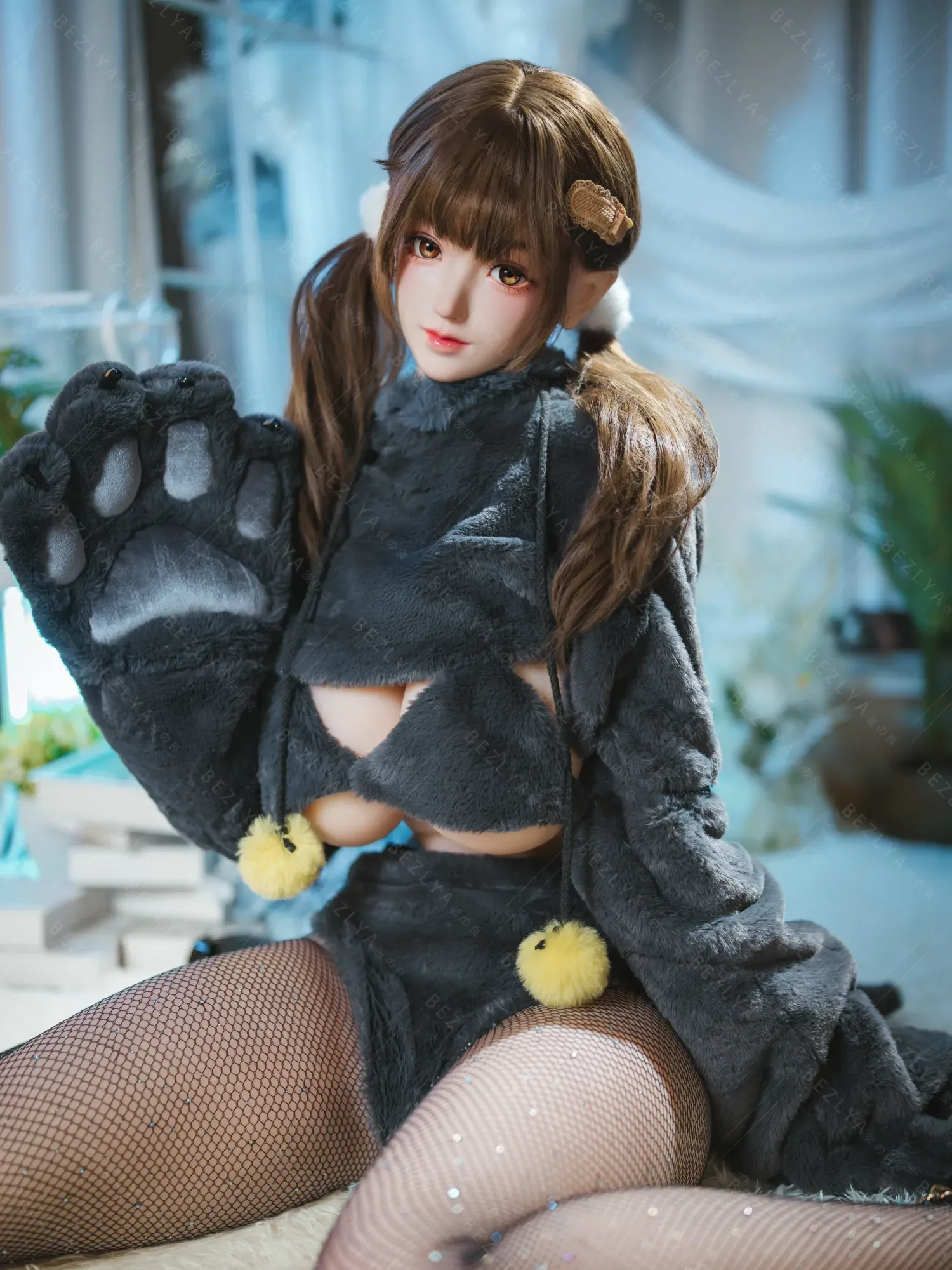 F4699-155Mcm(5.1ft)-40kg 2.0+ G Cup Mini Silicone Head Asian Chinese Sex Doll|Bezlya Doll view 11