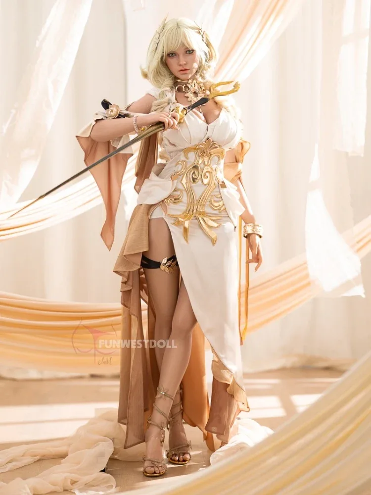 F703-157cm(5.2ft)-42kg G Cup ROS Realistic Skin Texture Silicone Sex Doll|Fun West Doll view 4