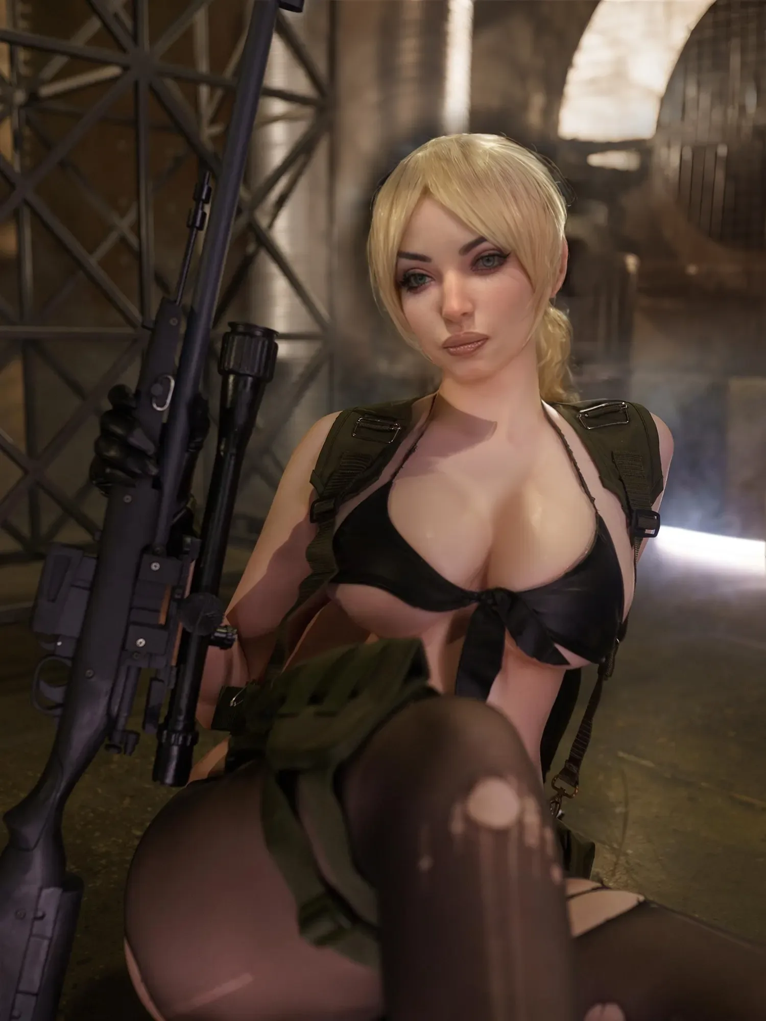 F9005-164cm(5.4ft) 36kg D Cup Silicone Cosplay Celebrity Sex Doll丨Rosretty Doll view 8