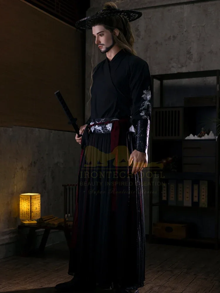 F2377-176cm\/5ft9-40kg Silicone Kung Fu Hero Lifelike Male Sex Doll | Irontech Doll view 4