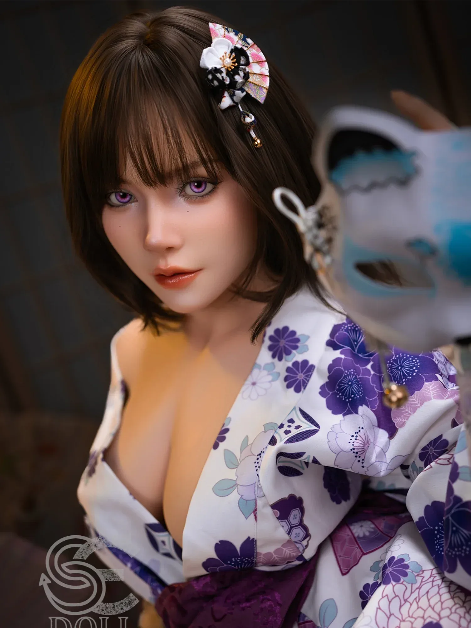 F5701-155cm(5ft1)-23kg Kemeny.E D Cup Silicone Japanese Sex Doll | SE Doll view 10