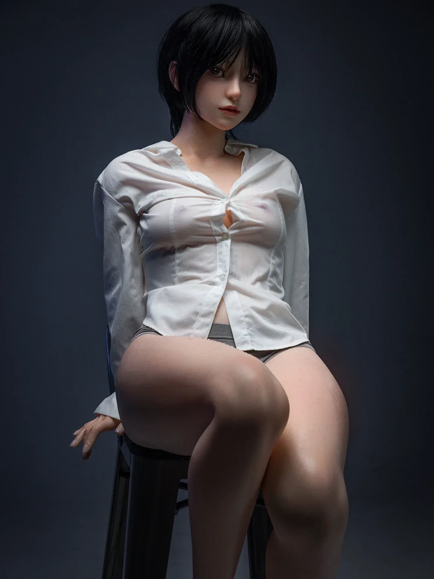 F5736—151cm\/4ft9-37.5kg\/82.7lbs A Cup Silicone Asian Chinese Sex Doll  | Firefly Diary