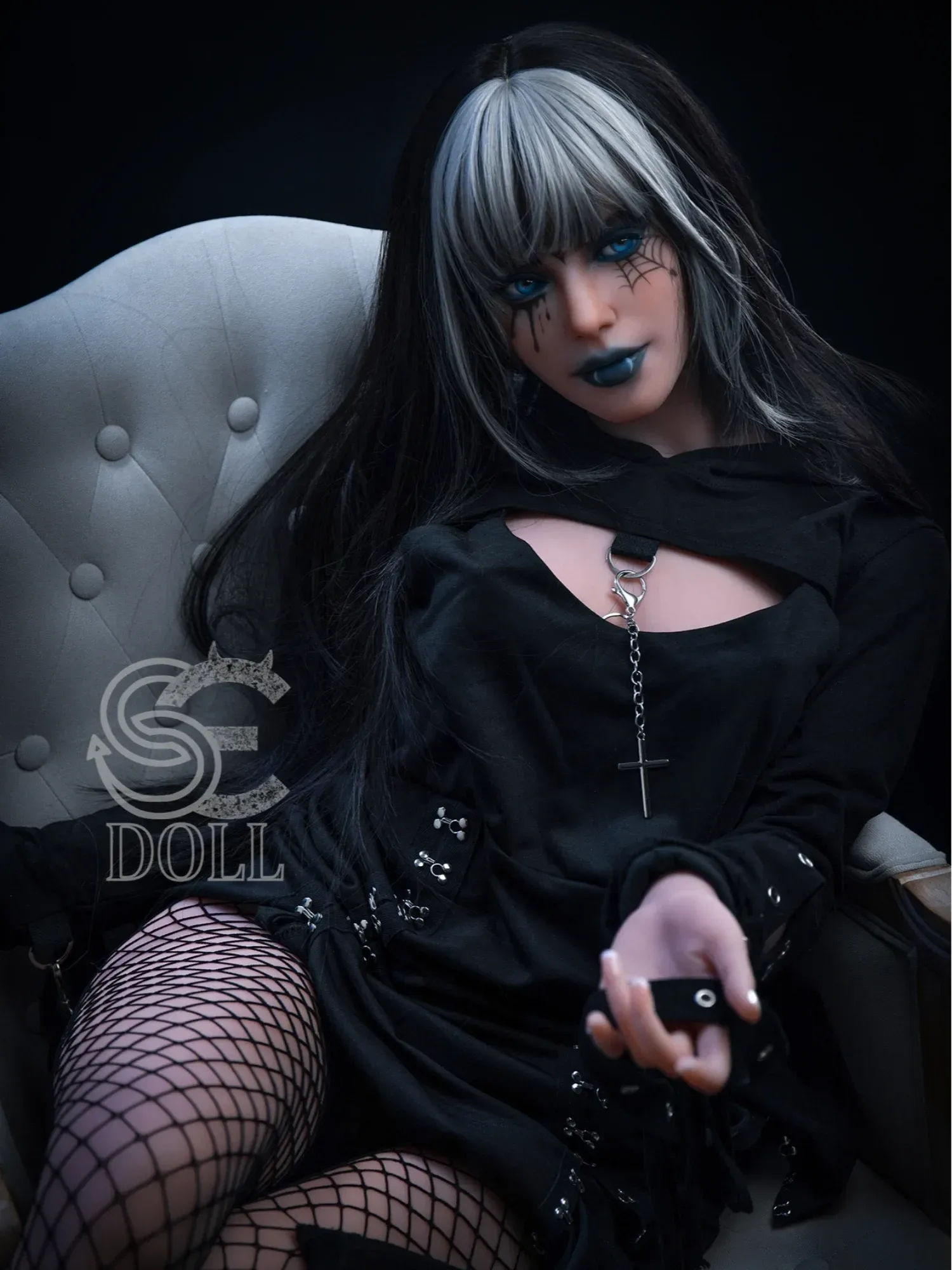 F3737-166cm(5ft5)-34.5kg Heloise C Cup TPE Fantasy Anime Dark Girl Sex Dolls|SE Doll view 2