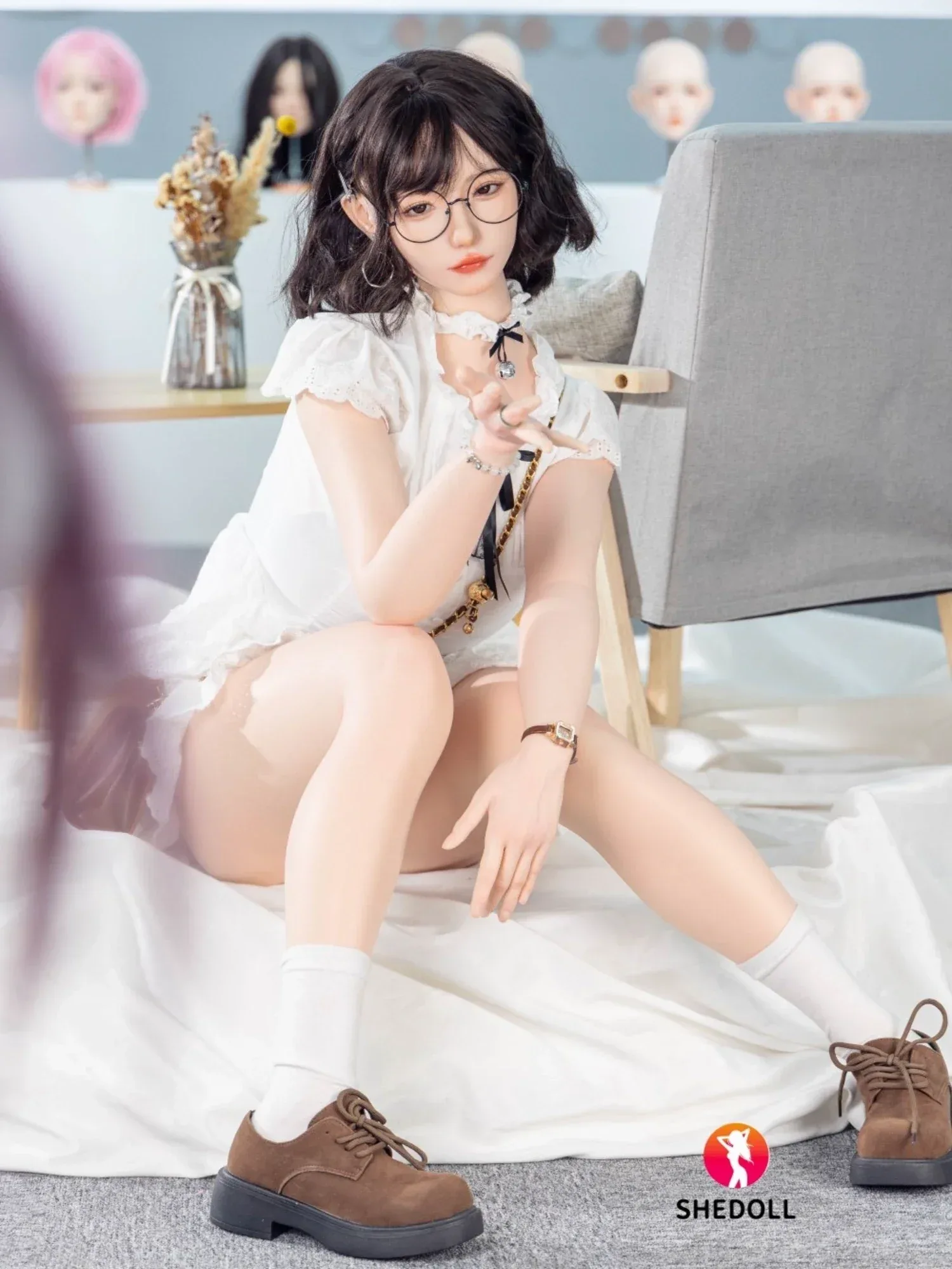 F6041—165cm\/5ft4-56kg E Cup Asian ROS Silicone Sex Doll | SHEDOLL view 3