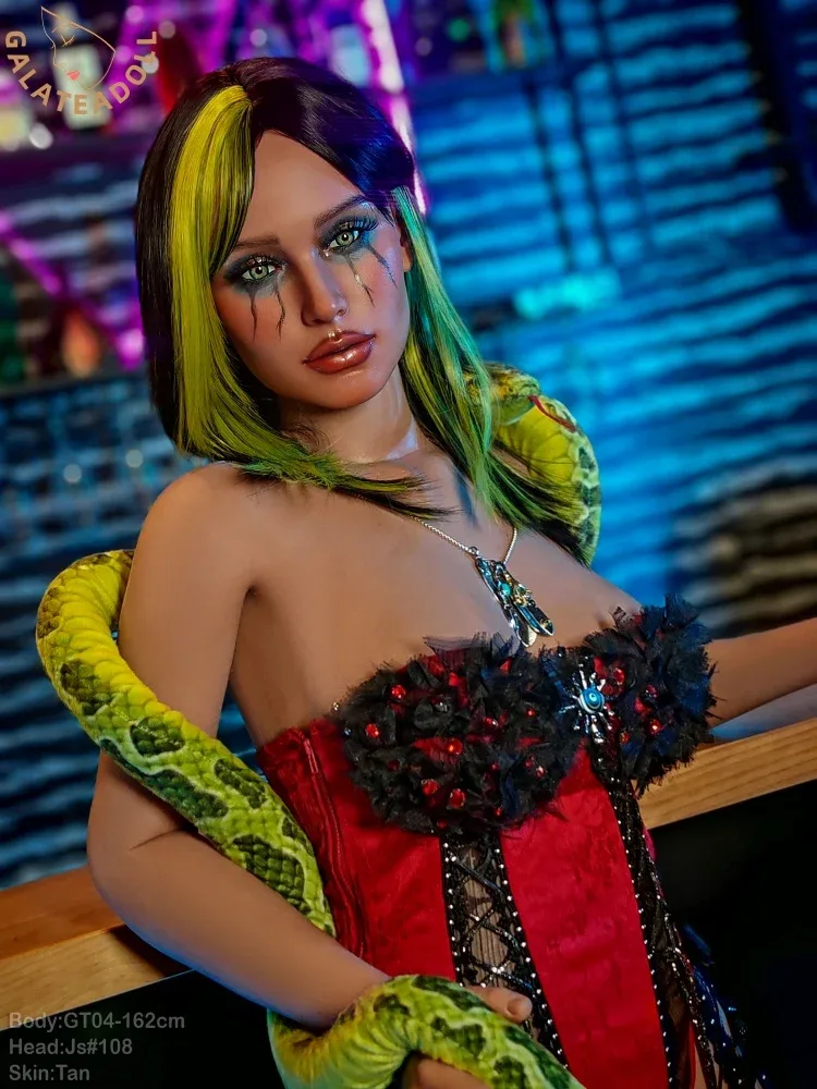 F5144-162cm D Cup Halloween Hottie ROS Silicone AI Sex Doll Head | Galatea doll view 9