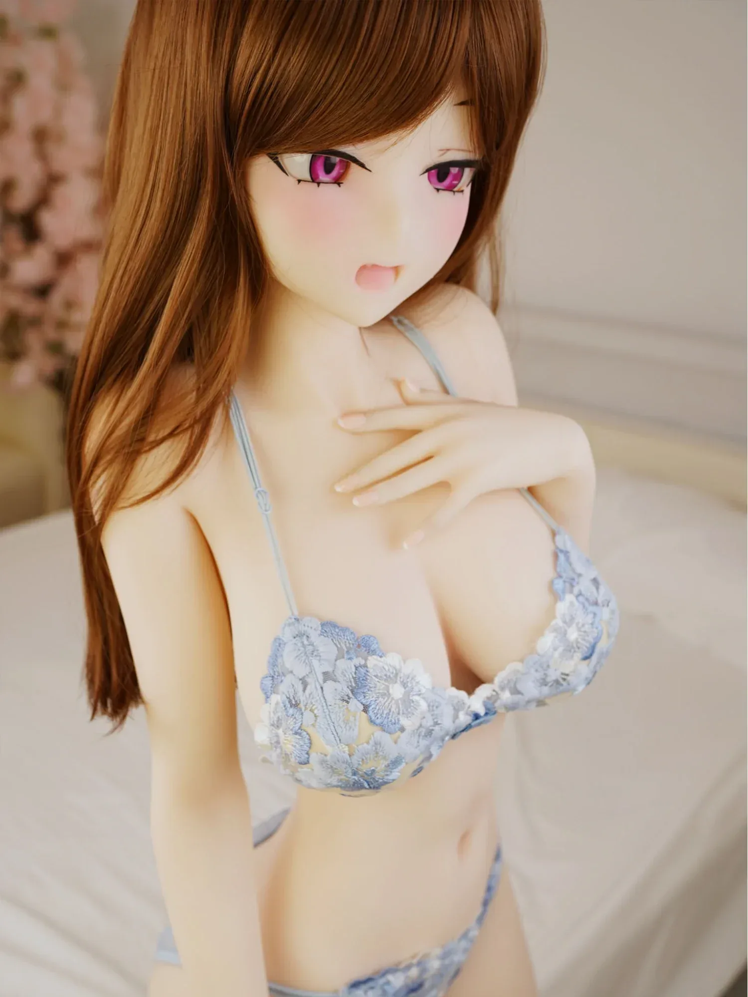 F5725-150cm(4ft9)-29kg Anna F Cup S-TPE Animes Gel filled Hentai Sex Doll | IROKEBIJIN Doll view 10