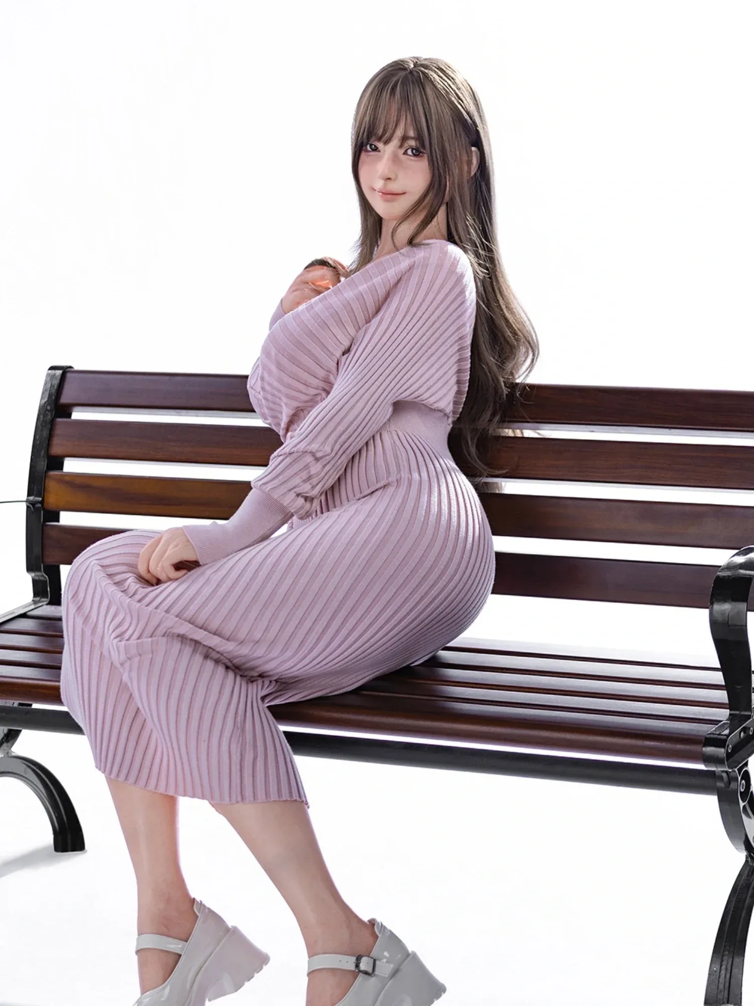 F6177—164cm\/5ft4-30kg G Cup Silicone Asian Sex Doll BBW | Firefly Diary view 9