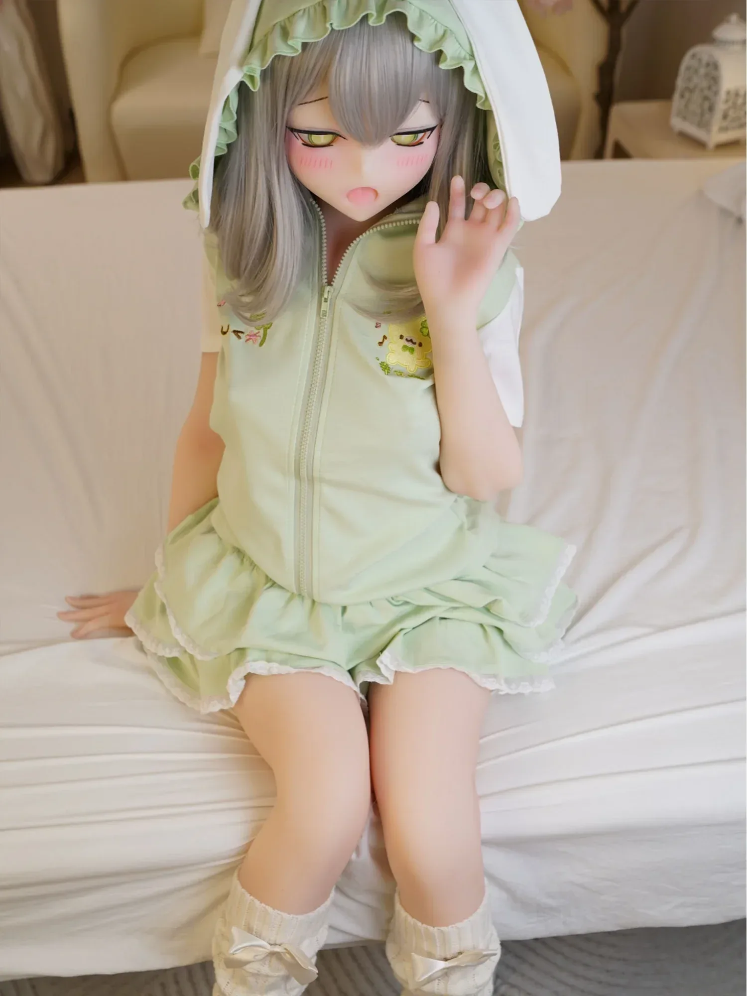 F5772-150cm(4ft11)-32.5kg Aiko B Cup S-TPE Animes Gel filled Hentai Sex Doll | IROKEBIJIN Doll view 8