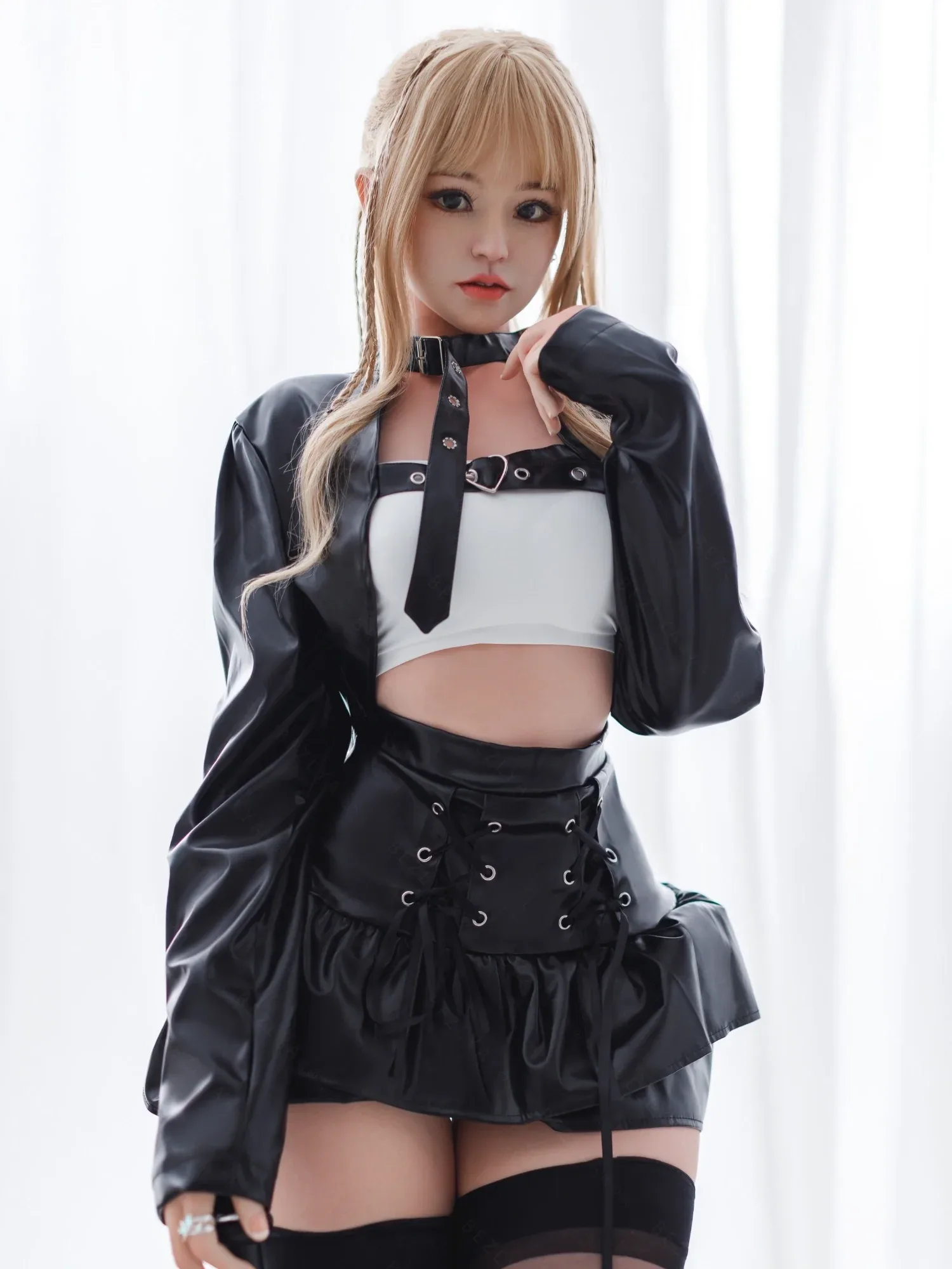 F7130-156cm(5.12ft)-29.7kg 2.1 B Cup Robot Silicone Head Adult Asian Sex Doll｜Bezlya Doll