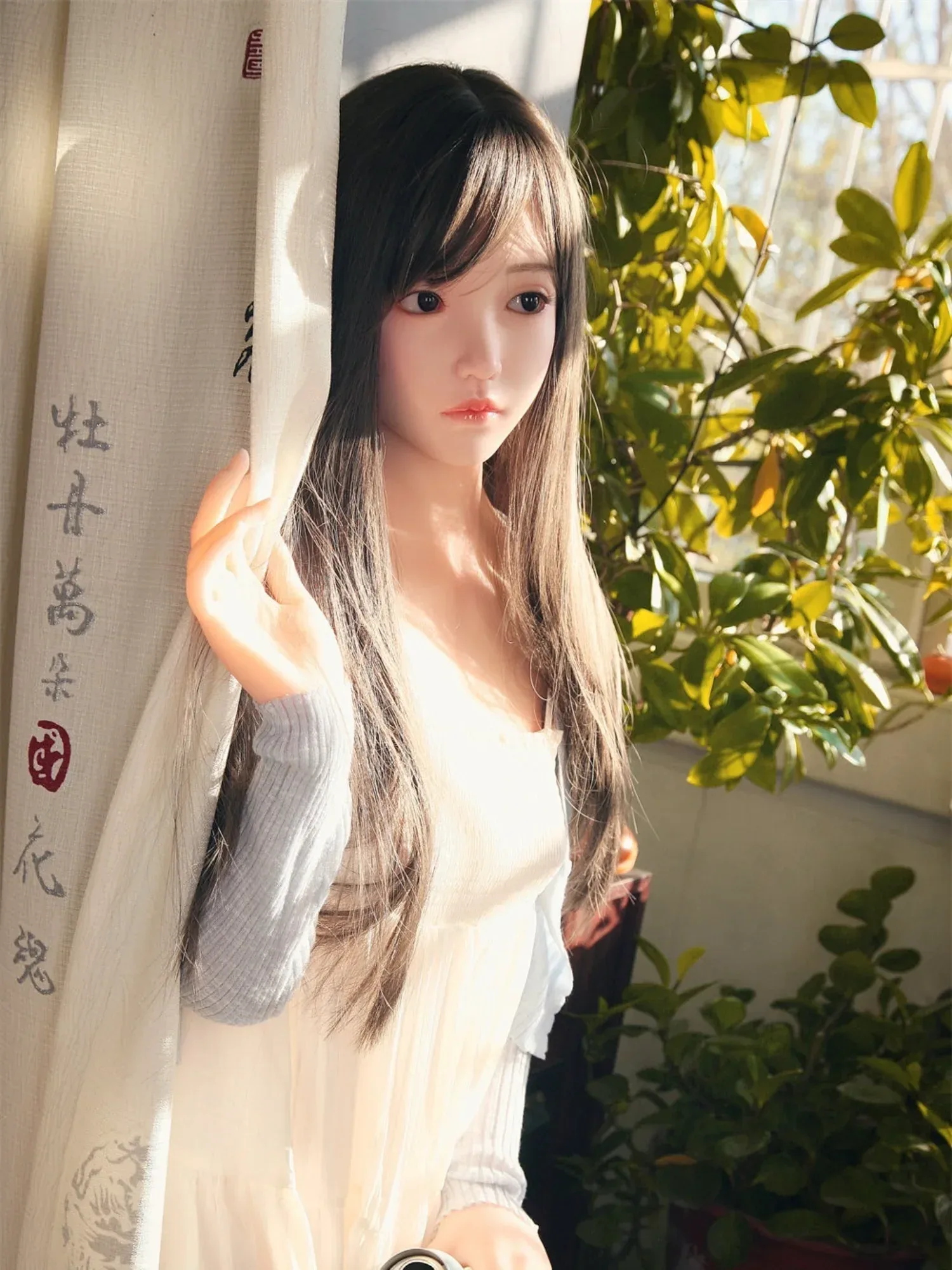 F5874—158cm\/5ft2-38kg C Cup Asian Silicone Head TPE Body Sex Doll | SHEDOLL view 4