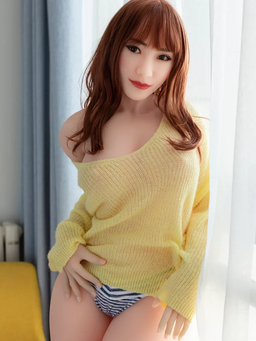 F3867-165cm\/5ft4 F Cup Coconut Hair TPE Sex Doll | HR Doll view 10