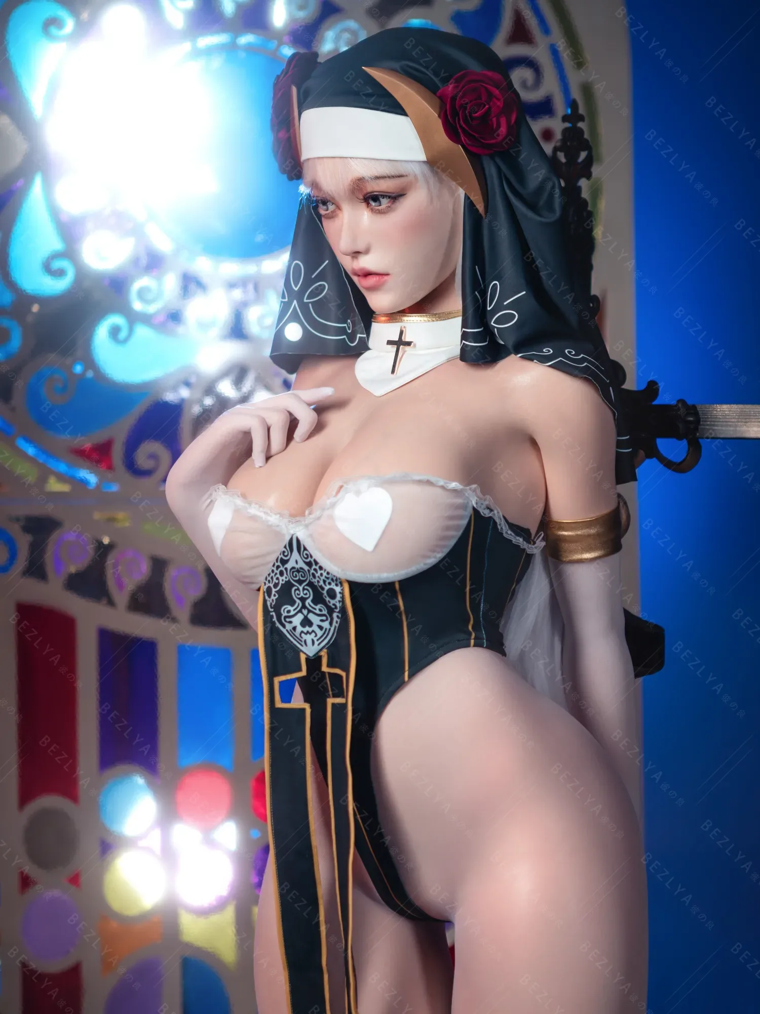 F5934-155Mcm(5.1ft)-38kg 2.2cf E Cup Mini ROS Silicone Japanese Mini Sex Doll Anime |AITIA Doll view 11