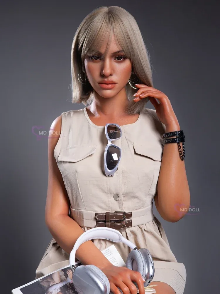 F8154K-166cm\/5ft5-38kg M33 D Cup Black Realistic Life size Sex Doll 【In Stock US】| MD Doll