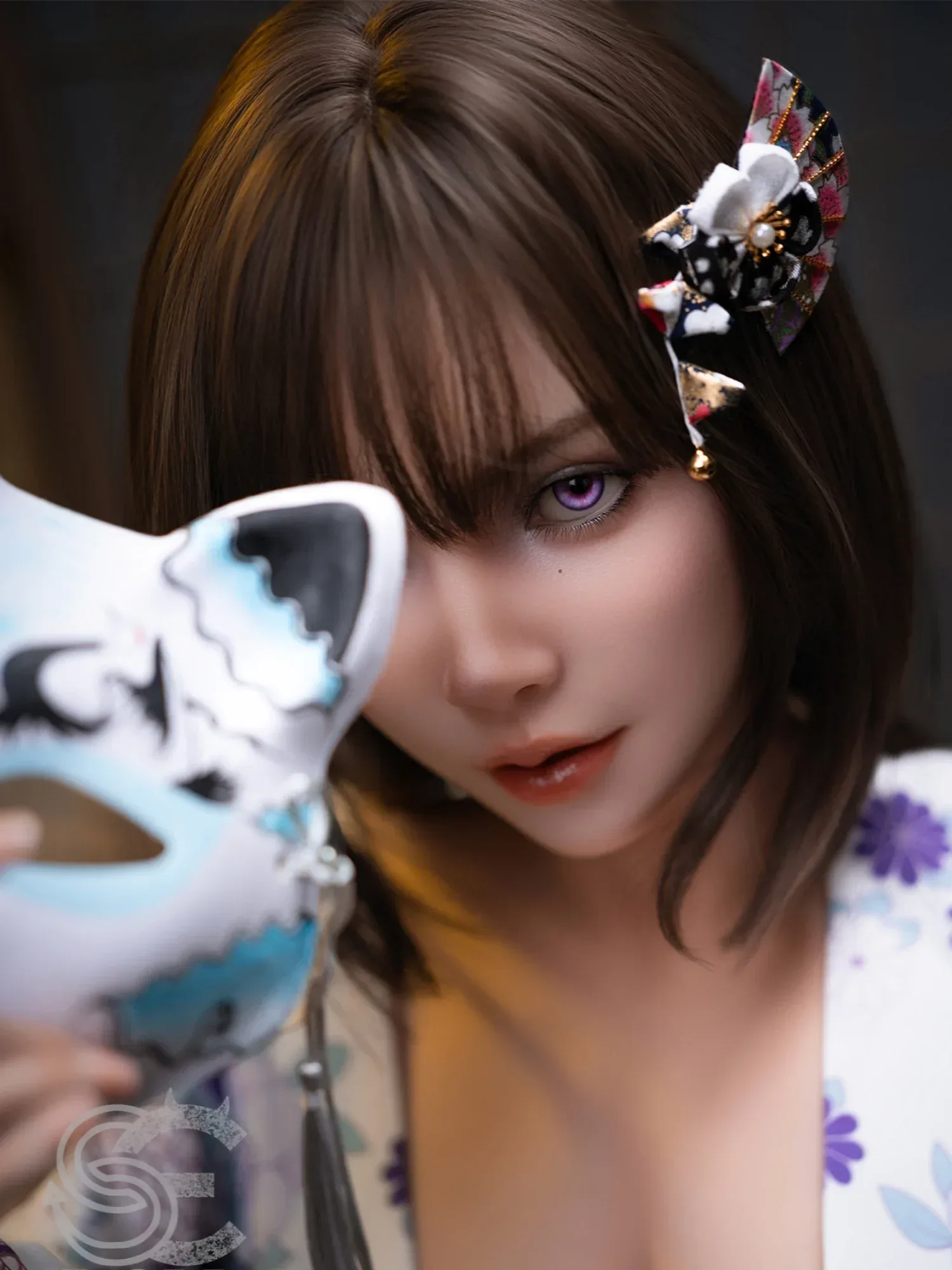 F5701-155cm(5ft1)-23kg Kemeny.E D Cup Silicone Japanese Sex Doll | SE Doll view 6