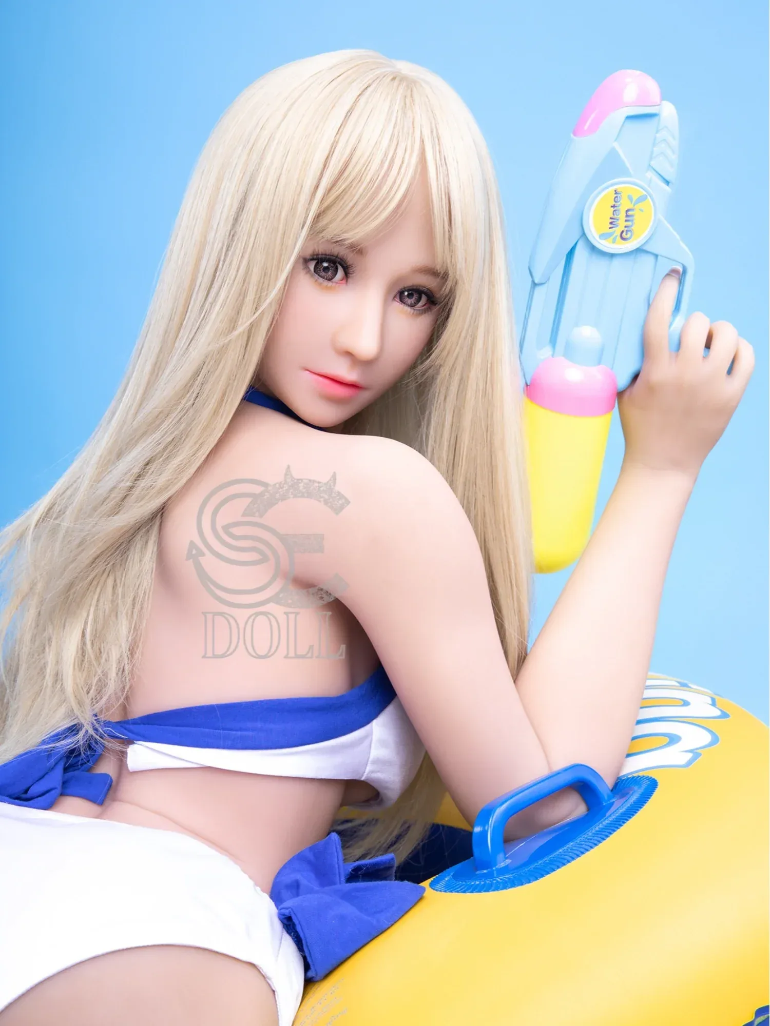 F3739-166cm(5ft5)-34.5kg Cynthia C Cup TPE Blonde European Anime Cute Lolita Teen Sex Doll | SE Doll view 3
